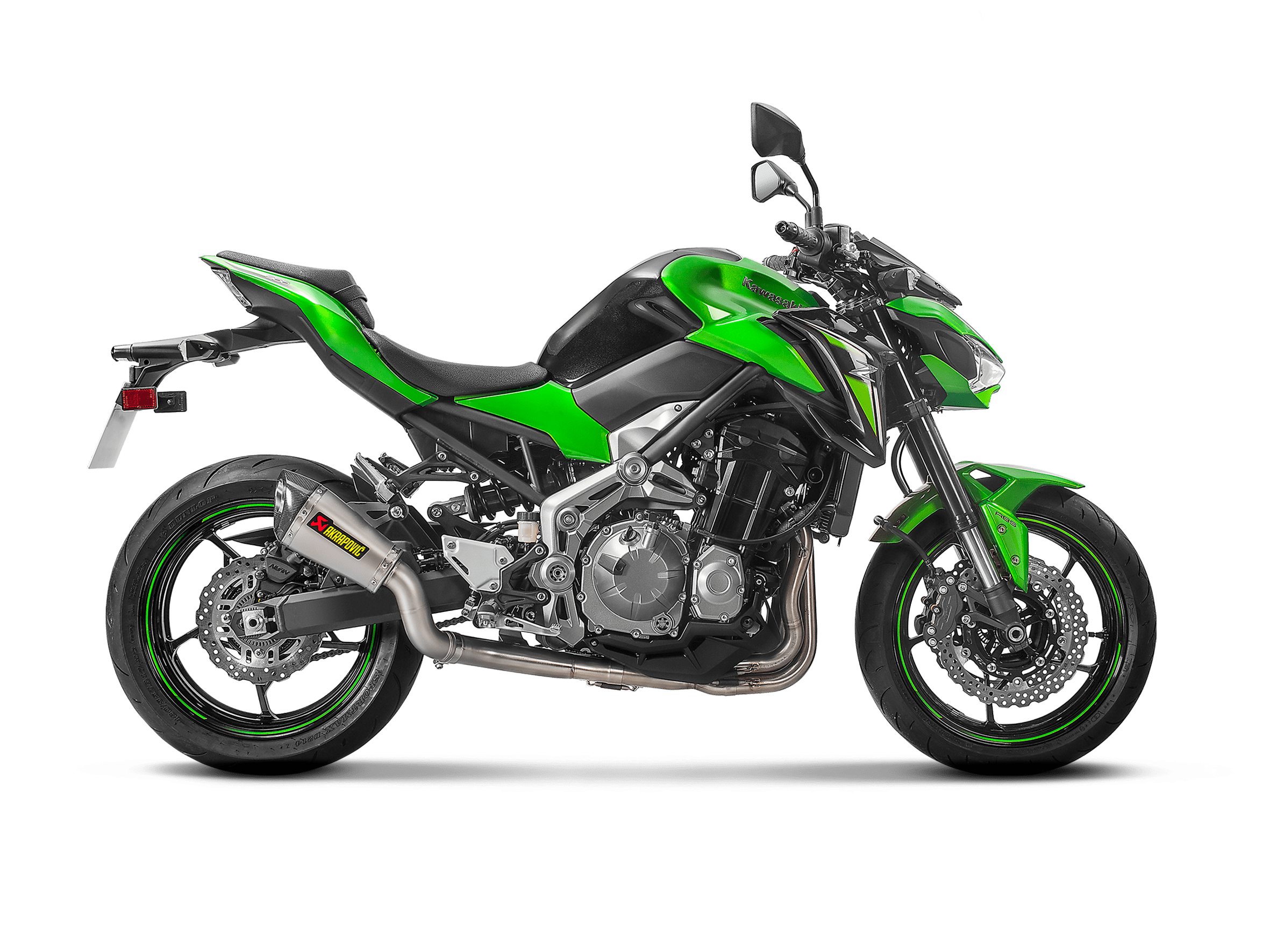 KAWASAKI Z 900 Akrapovič Slip-On Line (Titanium) 2017-2019 - immagine 5
