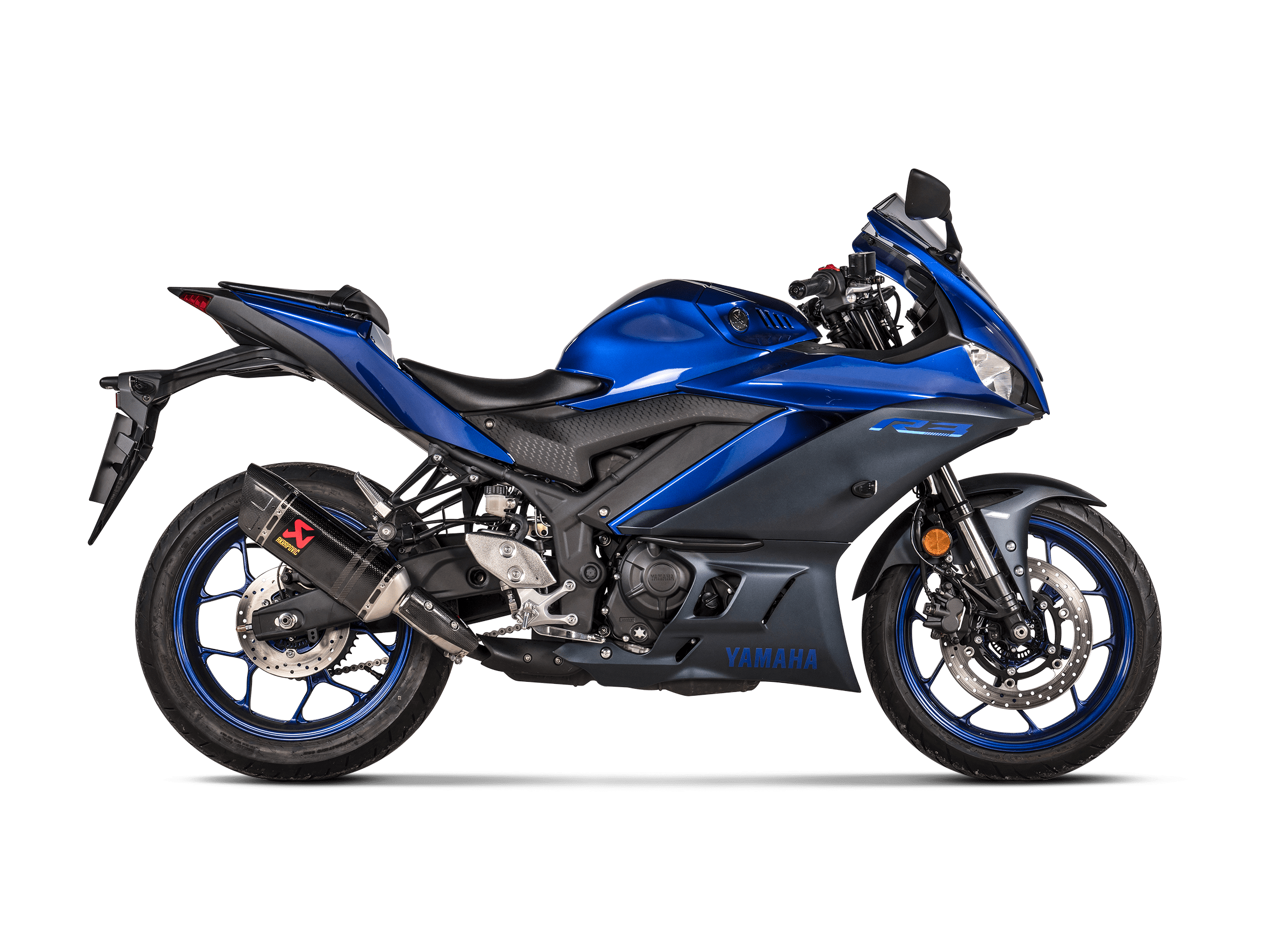YAMAHA R3 Akrapovič Slip-On Line (Carbon) 2022-2026 - Image 2