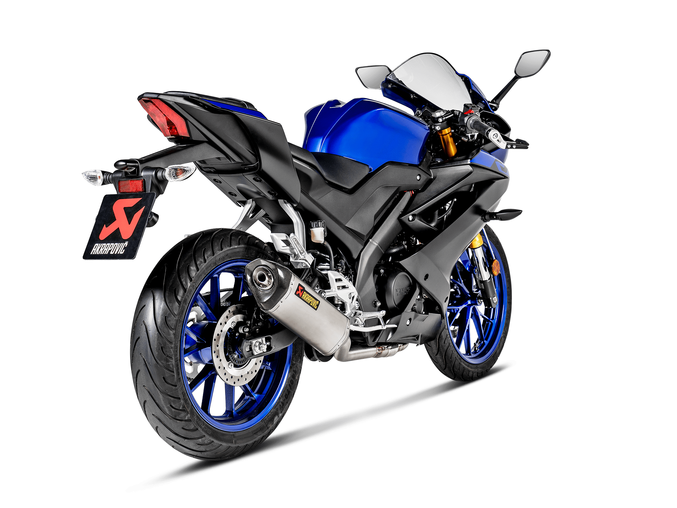 YAMAHA R125 Akrapovič Racing Line (Titanium) 2019-2020 - Slika 3