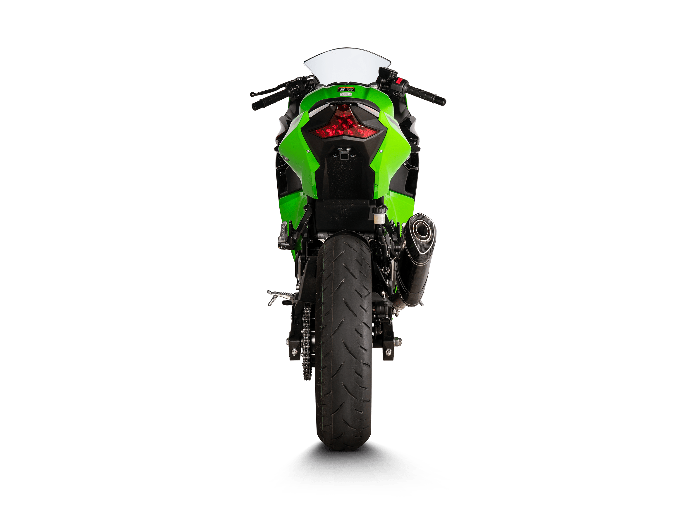 KAWASAKI NINJA 400 Akrapovič Slip-On Line (Carbon) 2018-2026 - Image 4
