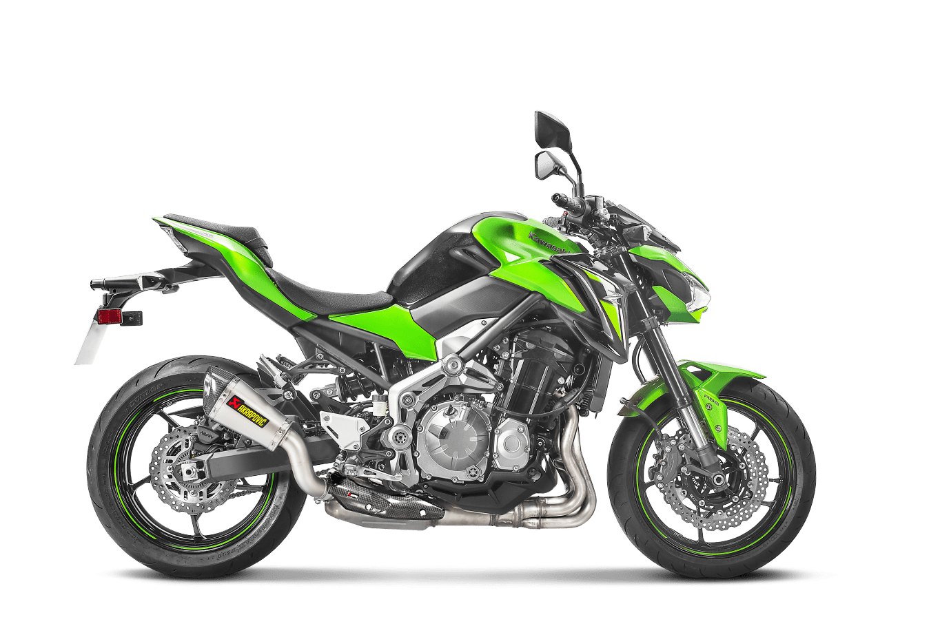 KAWASAKI Z 900 Akrapovič Slip-On Line (Titanium) 2017-2019 - immagine 2