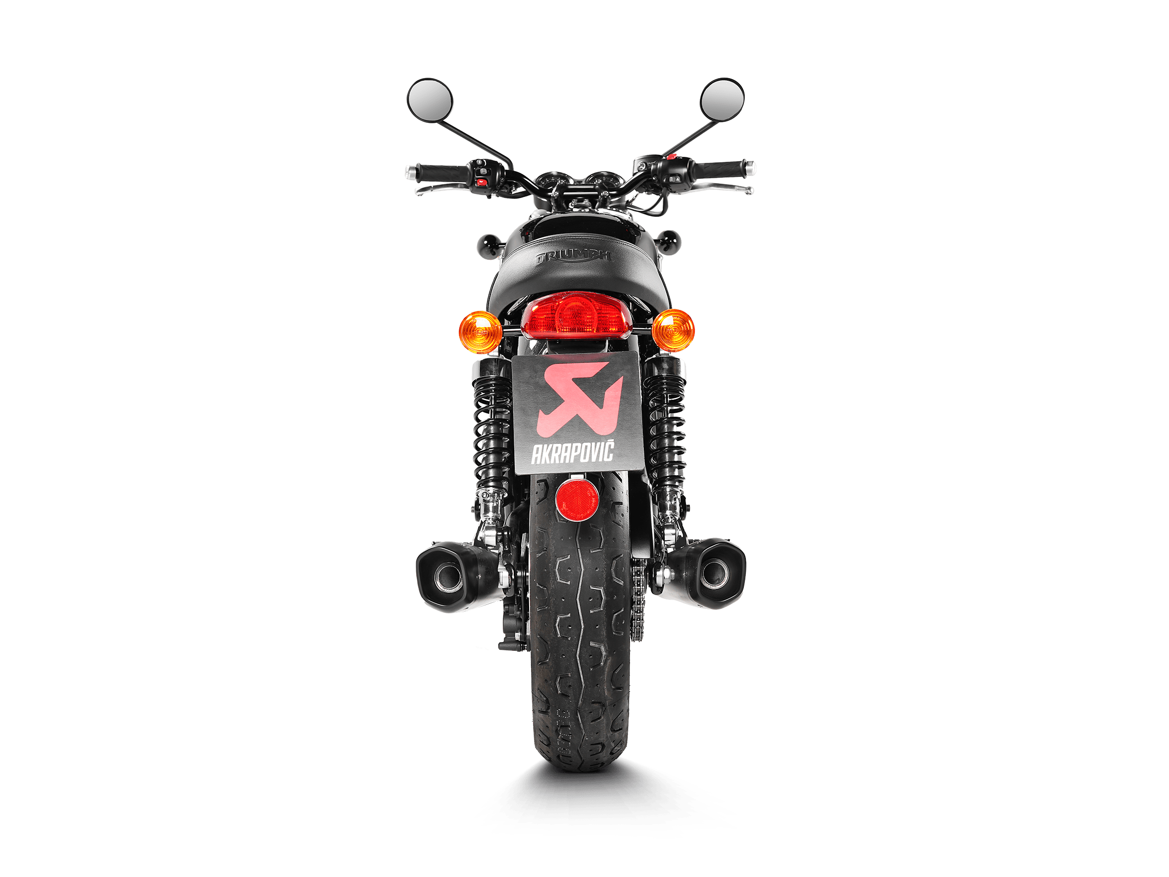 TRIUMPH BONNEVILLE T100 Akrapovič Slip-On Line (Titanium) 2017-2020 - Slika 4