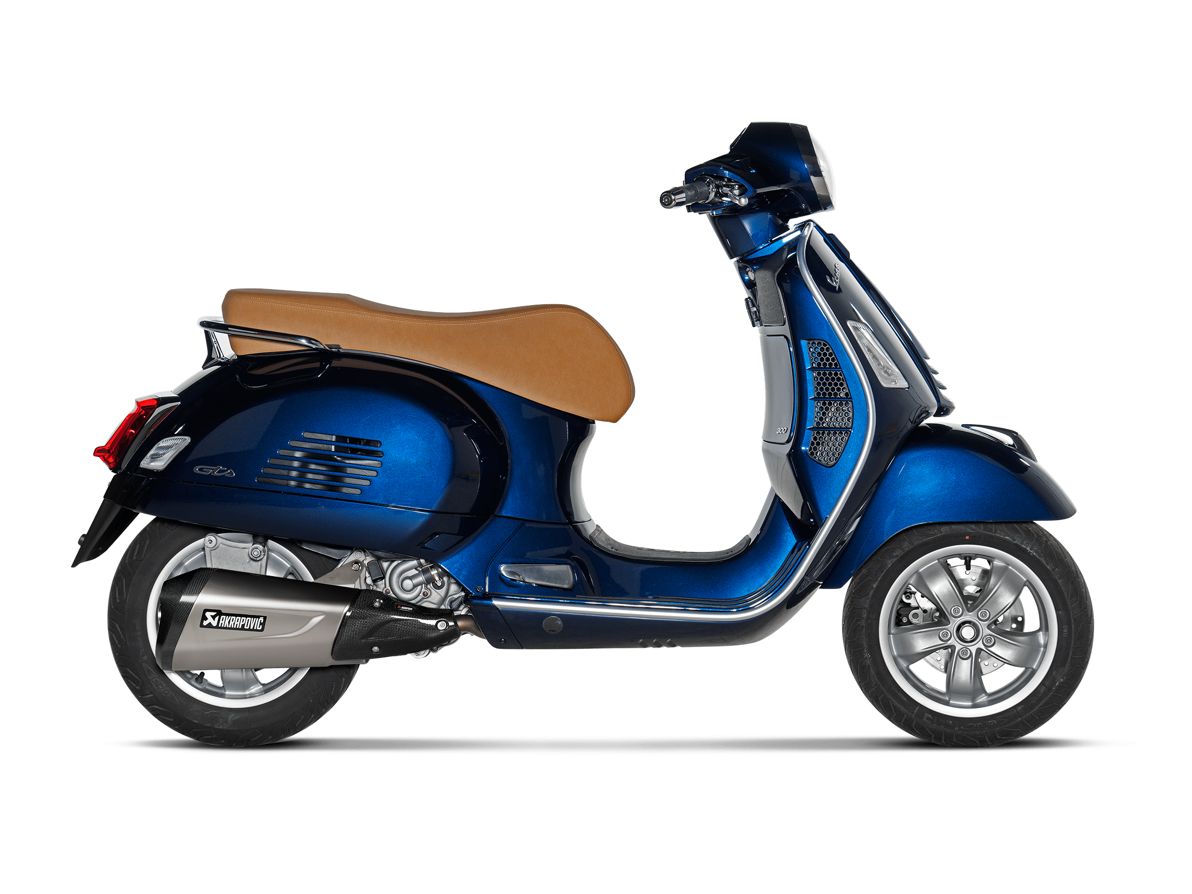 VESPA GTS 300 Akrapovič Slip-On Line (SS) 2021-2024 - Image 2