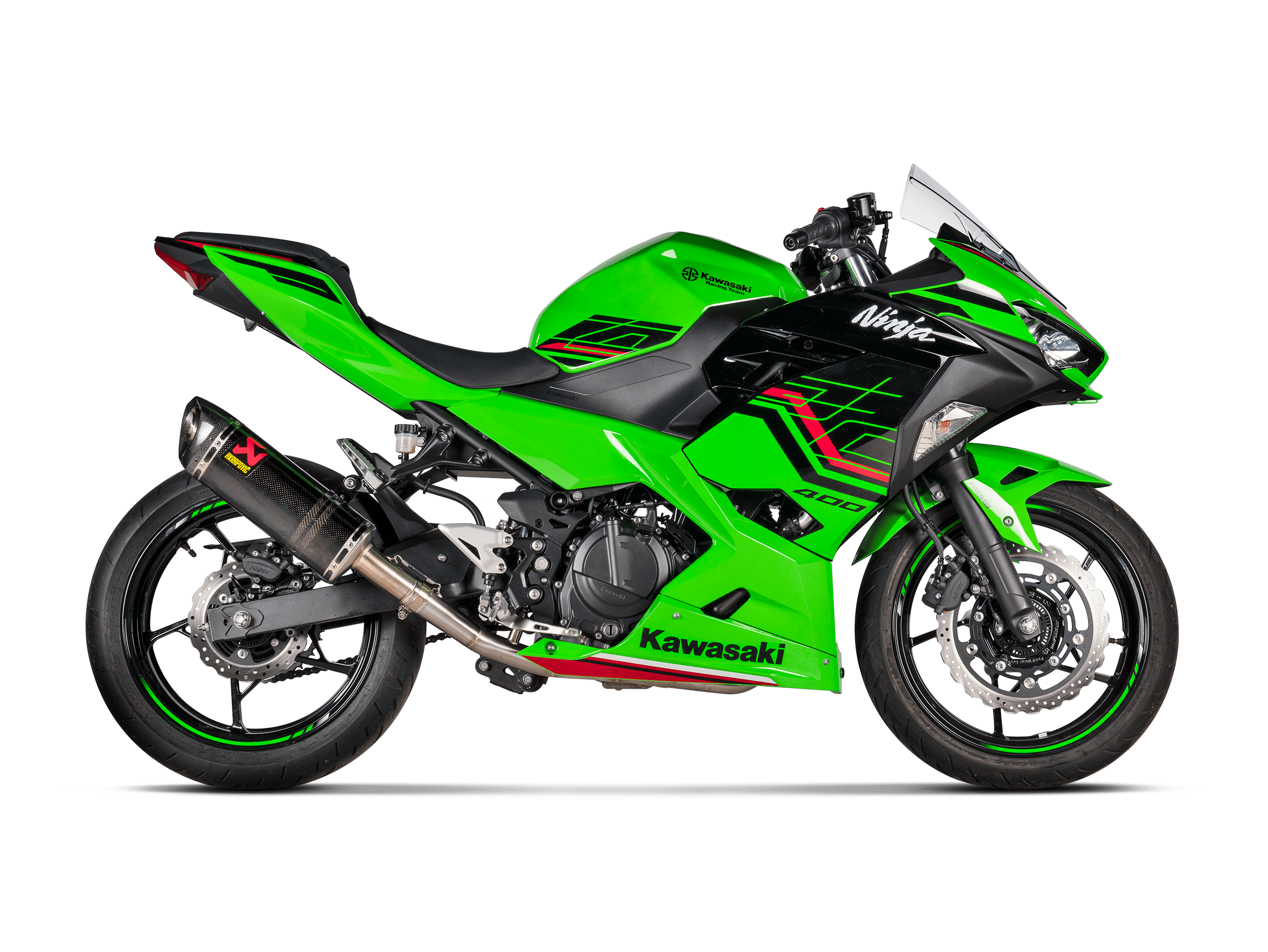 KAWASAKI NINJA 400 Akrapovič Slip-On Line (Carbon) 2018-2026 - Image 2