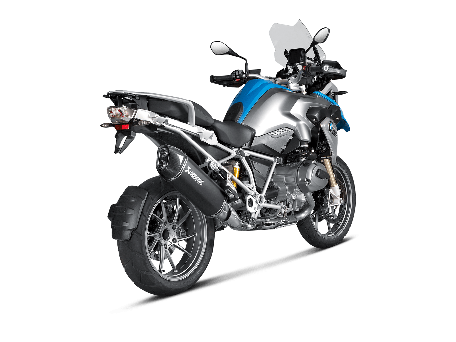 BMW R 1200 GS ADVENTURE Akrapovič Slip-On Line (Titanium) 2014-2016 - Image 3