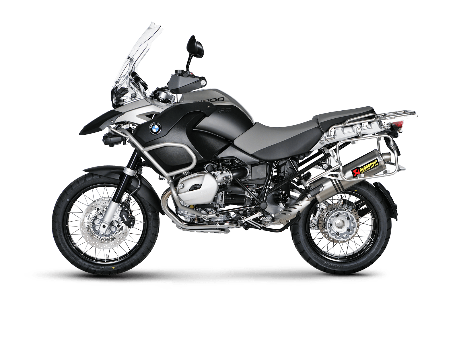 BMW R 1200 GS ADVENTURE Akrapovič Slip-On Line (Titanium) 2004-2009 - Image 2