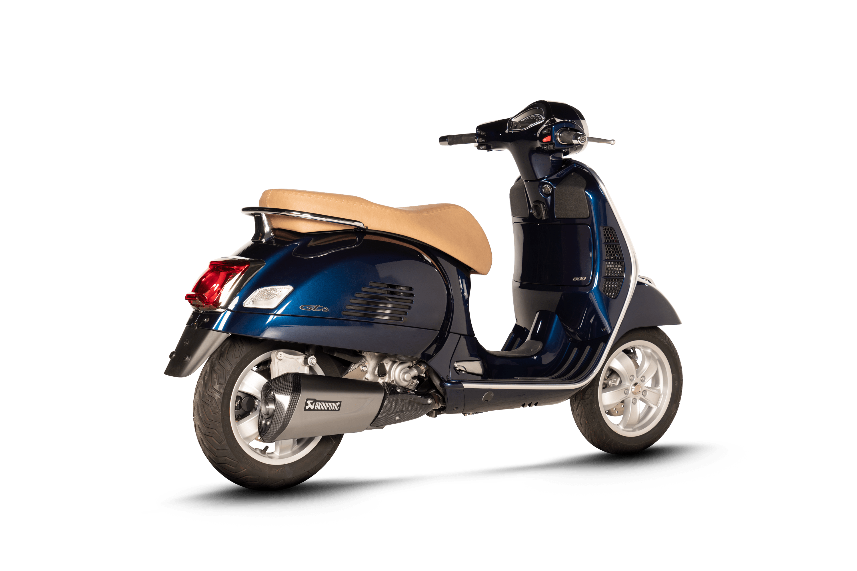VESPA GTS 300 Akrapovič Slip-On Line (SS) 2021-2024 - Image 3