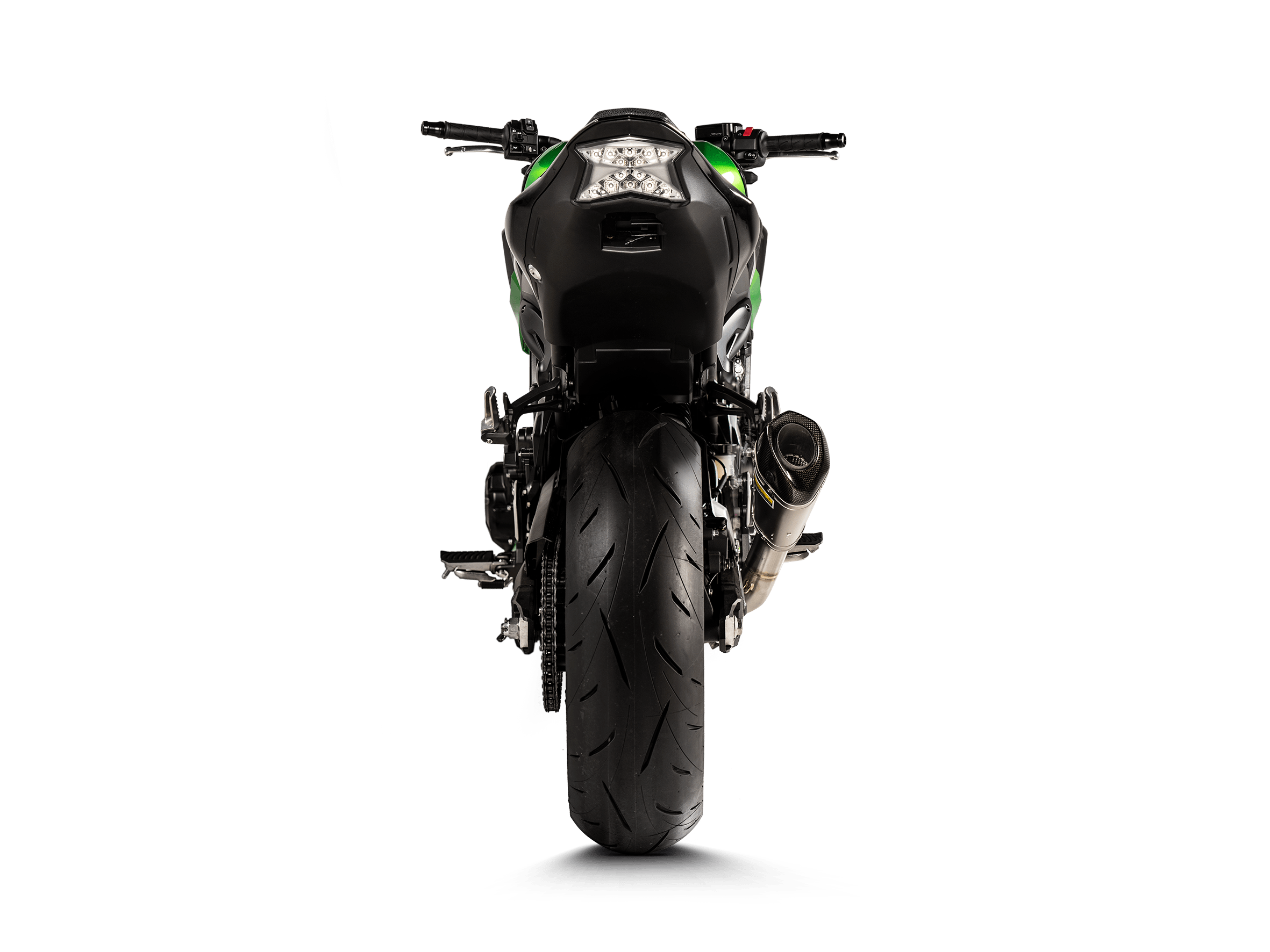 KAWASAKI Z 900 Akrapovič Slip-On Line (Titanium) 2020-2024 - immagine 4