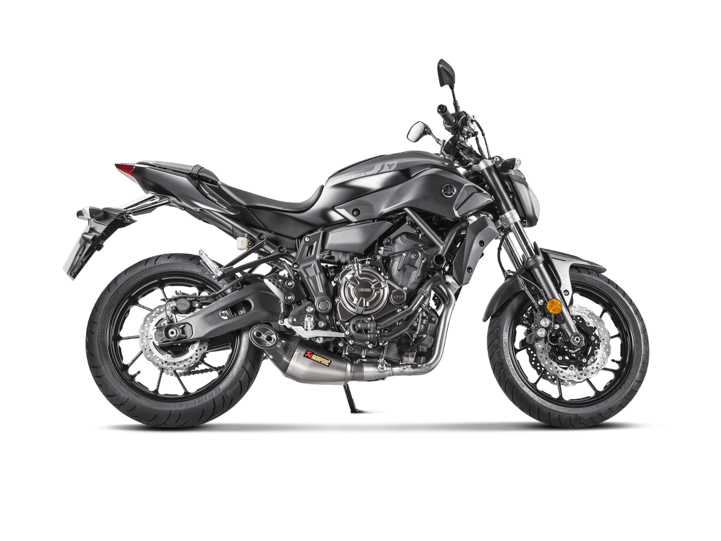 YAMAHA MT-07 Akrapovič Racing Line (Titanium) 2014-2020 - immagine 2