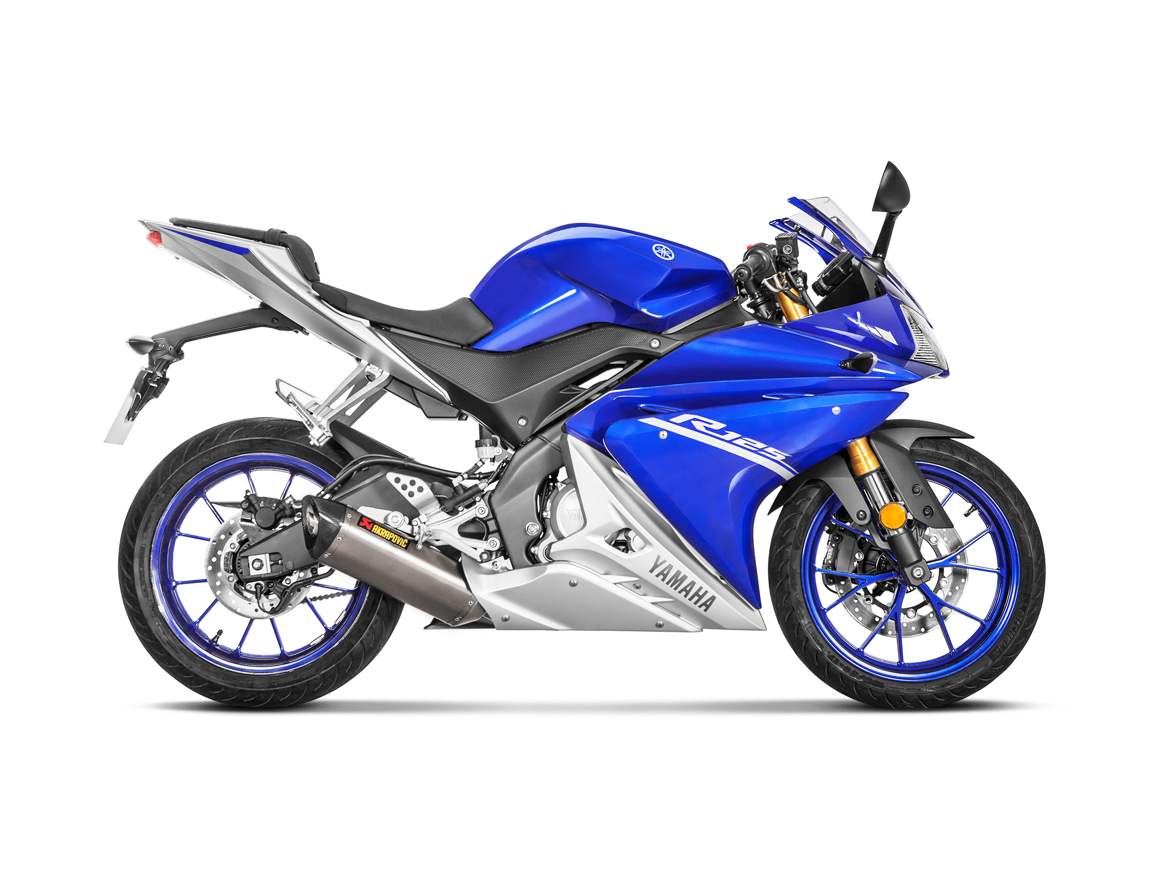 YAMAHA R125 Akrapovič Racing Line (Titanium) 2014-2018 - Slika 2