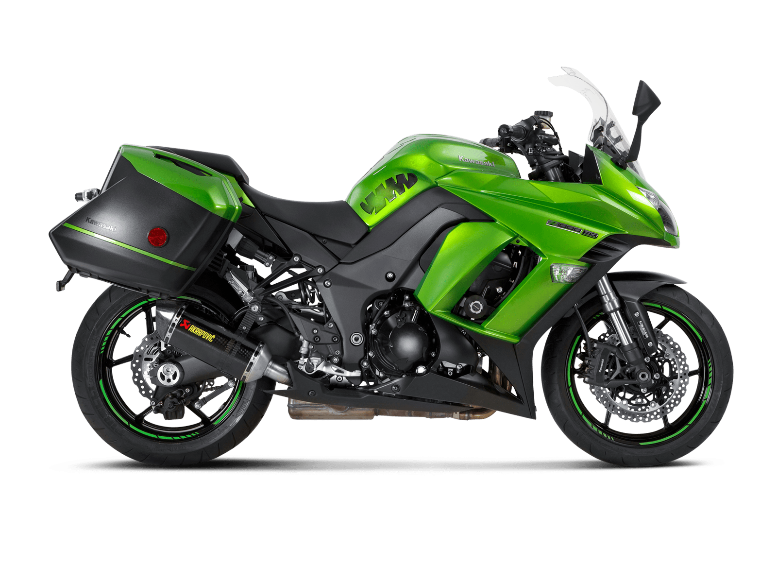 KAWASAKI NINJA 1000 Akrapovič Slip-On Line (Carbon) 2014-2020 - Image 2