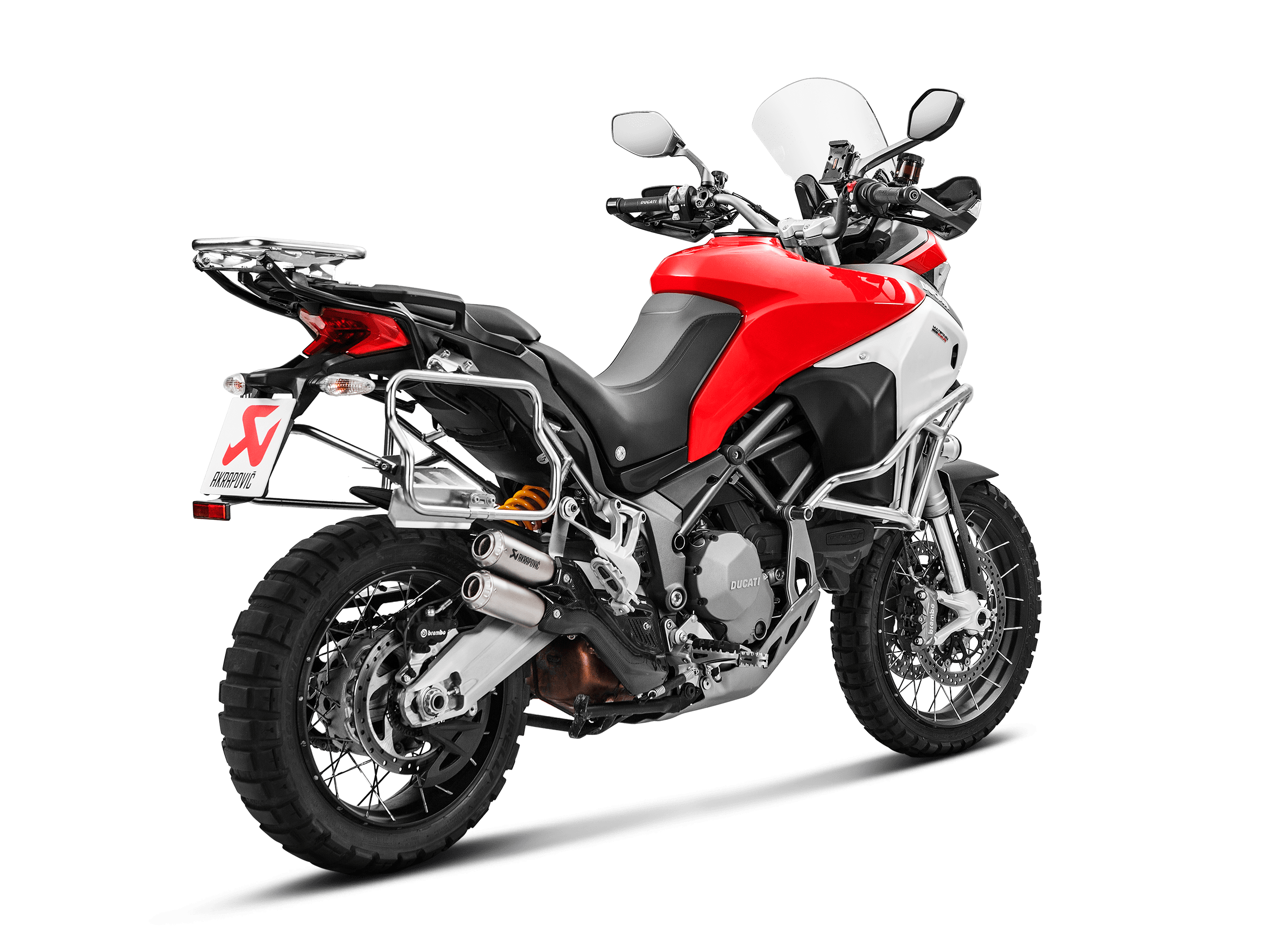DUCATI Multistrada 1200 Enduro Akrapovič Slip-On Line (Titanium) 2017-2018 - Slika 3