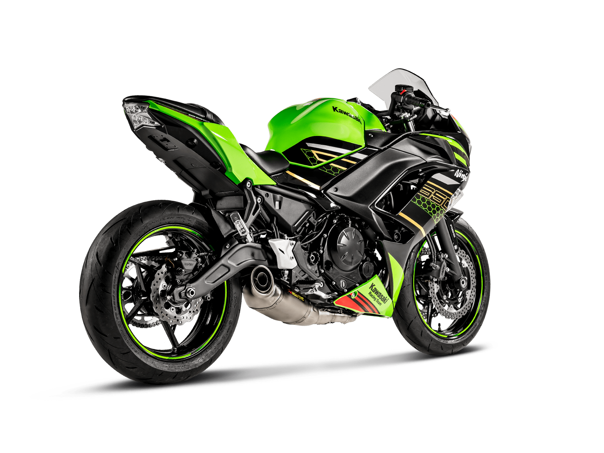 KAWASAKI NINJA 650 Akrapovič Racing Line (Titanium) 2017-2026 - immagine 3