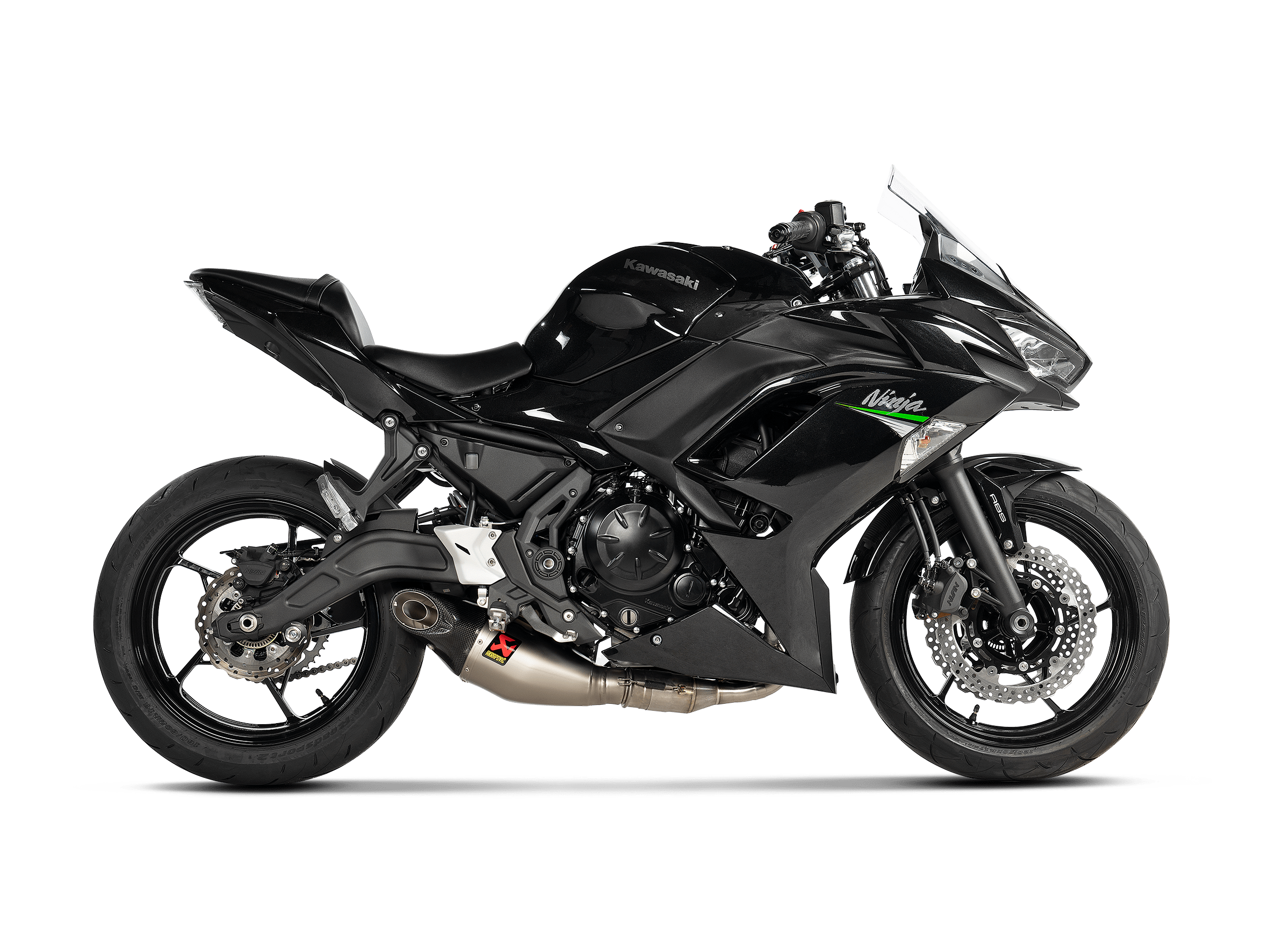 KAWASAKI NINJA 650 Akrapovič Racing Line (Titanium) 2021-2026 - immagine 2