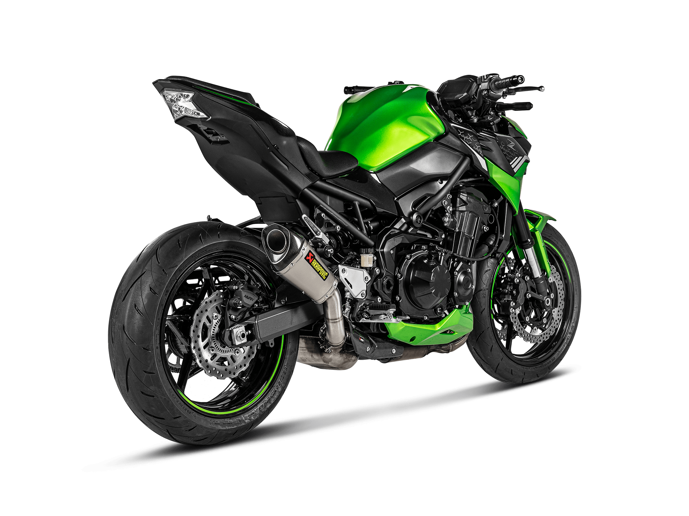 KAWASAKI Z 900 Akrapovič Slip-On Line (Titanium) 2020-2024 - immagine 3
