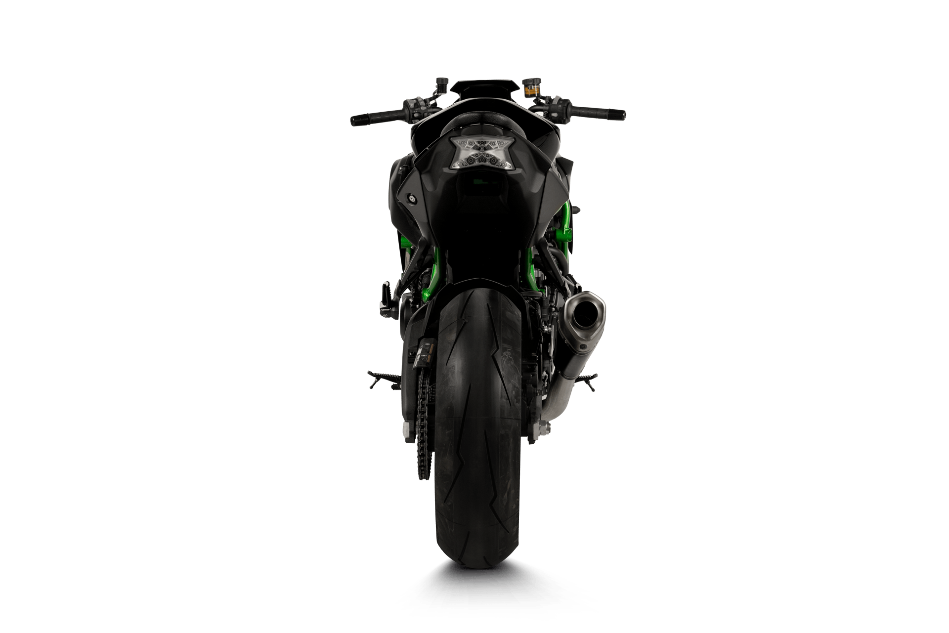 KAWASAKI Z H2 Akrapovič Slip-On Line (Titanium) 2020-2026 - Image 4