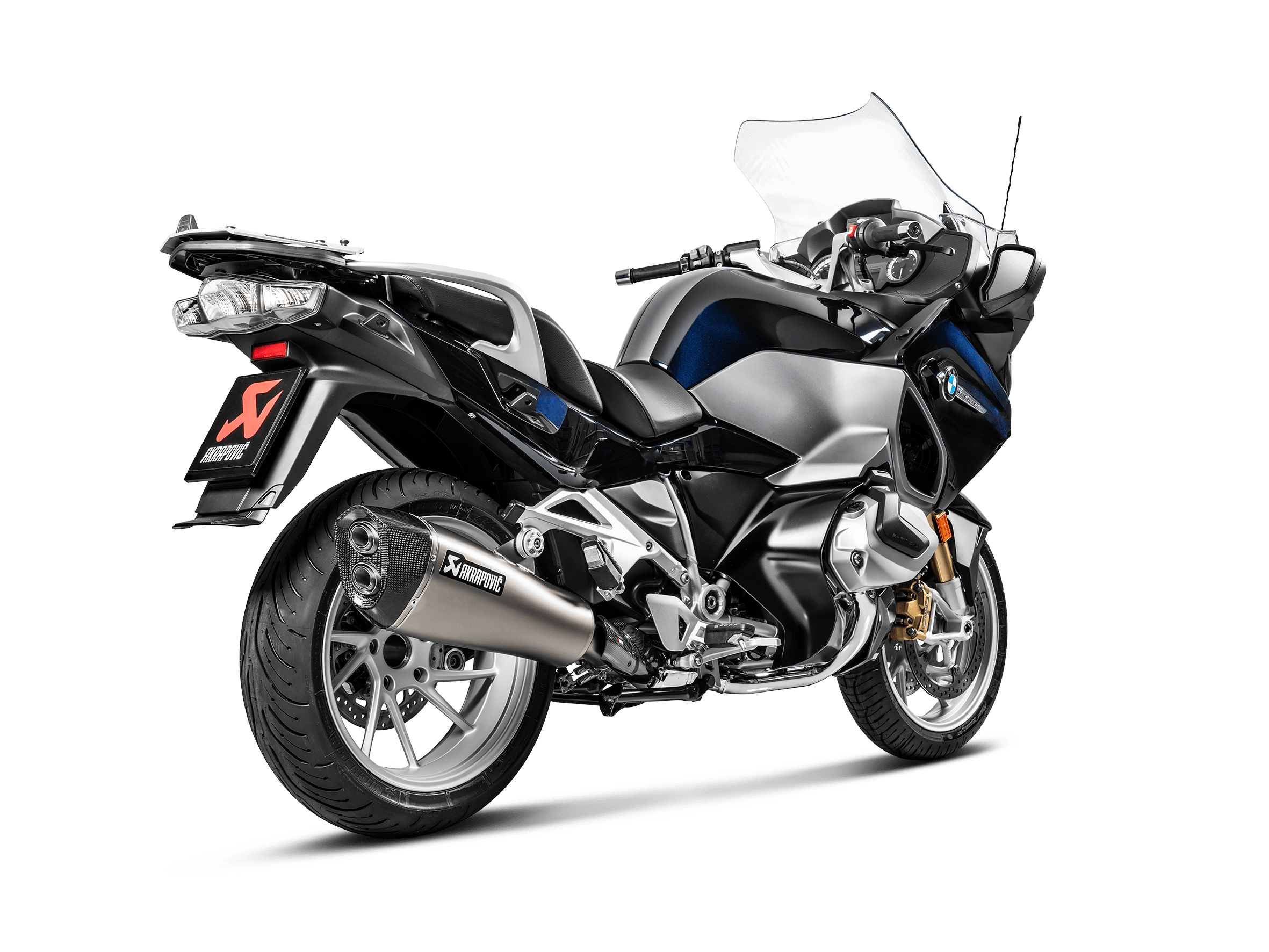 BMW R 1250 RT Akrapovič Slip-On Line (Titanium) 2019-2024 - immagine 3