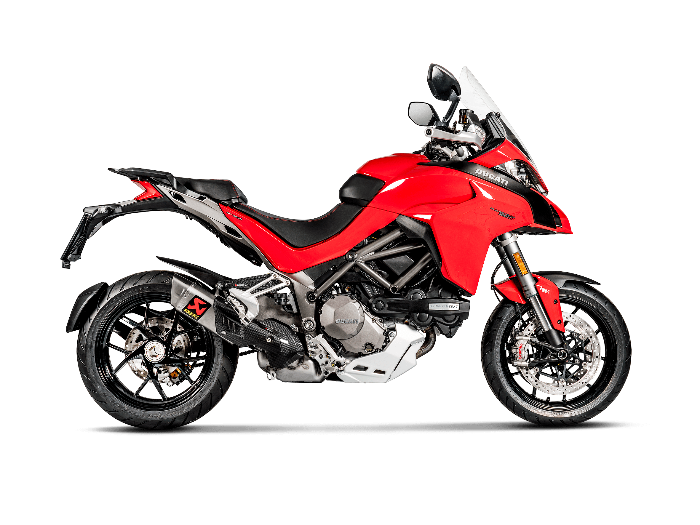 DUCATI MULTISTRADA 1200 Akrapovič Slip-On Line (Titanium) 2015-2017 - Image 2