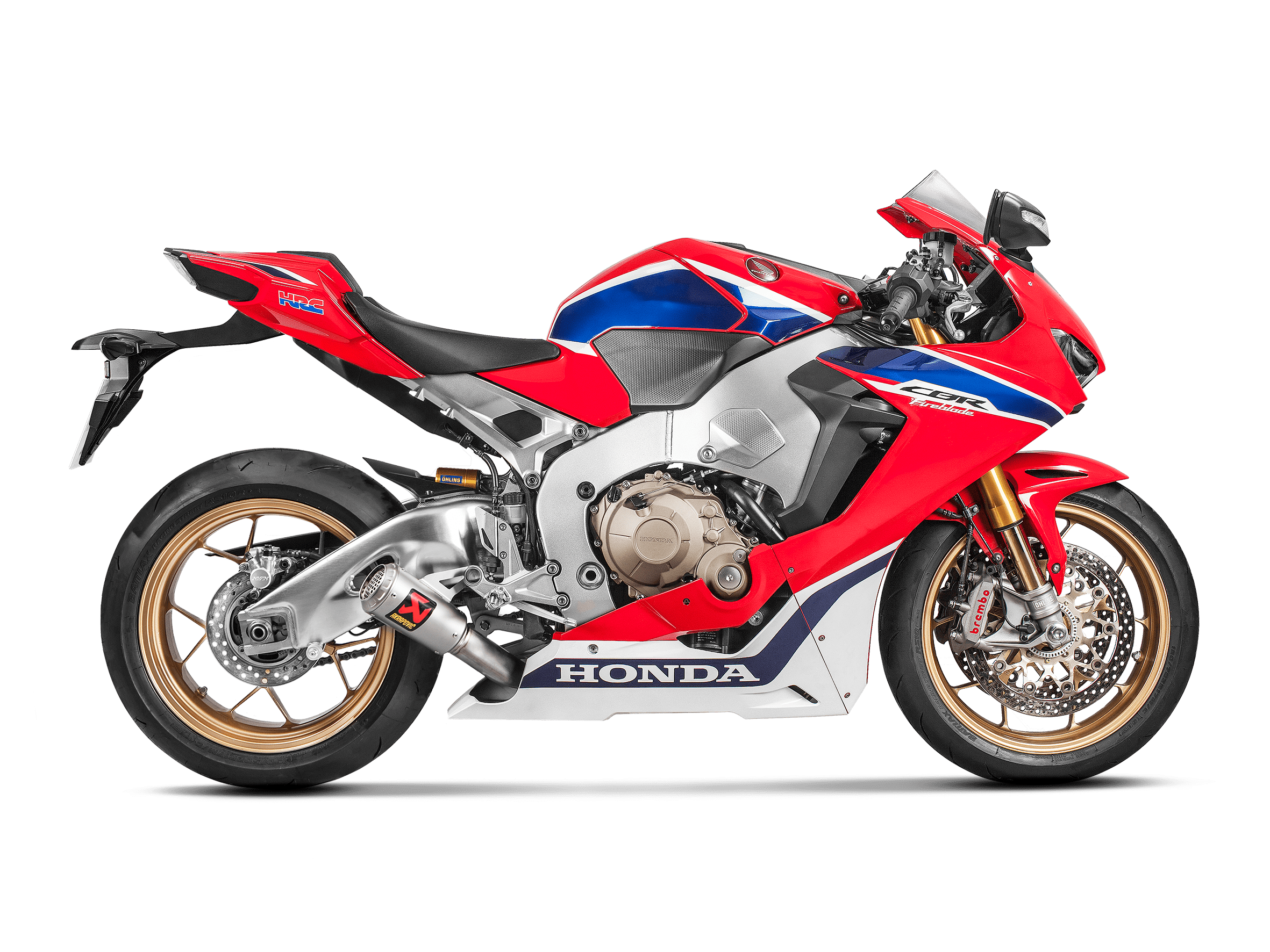 HONDA CBR 1000 RR Akrapovič Slip-On Line (Titanium) 2017-2019 - Slika 2
