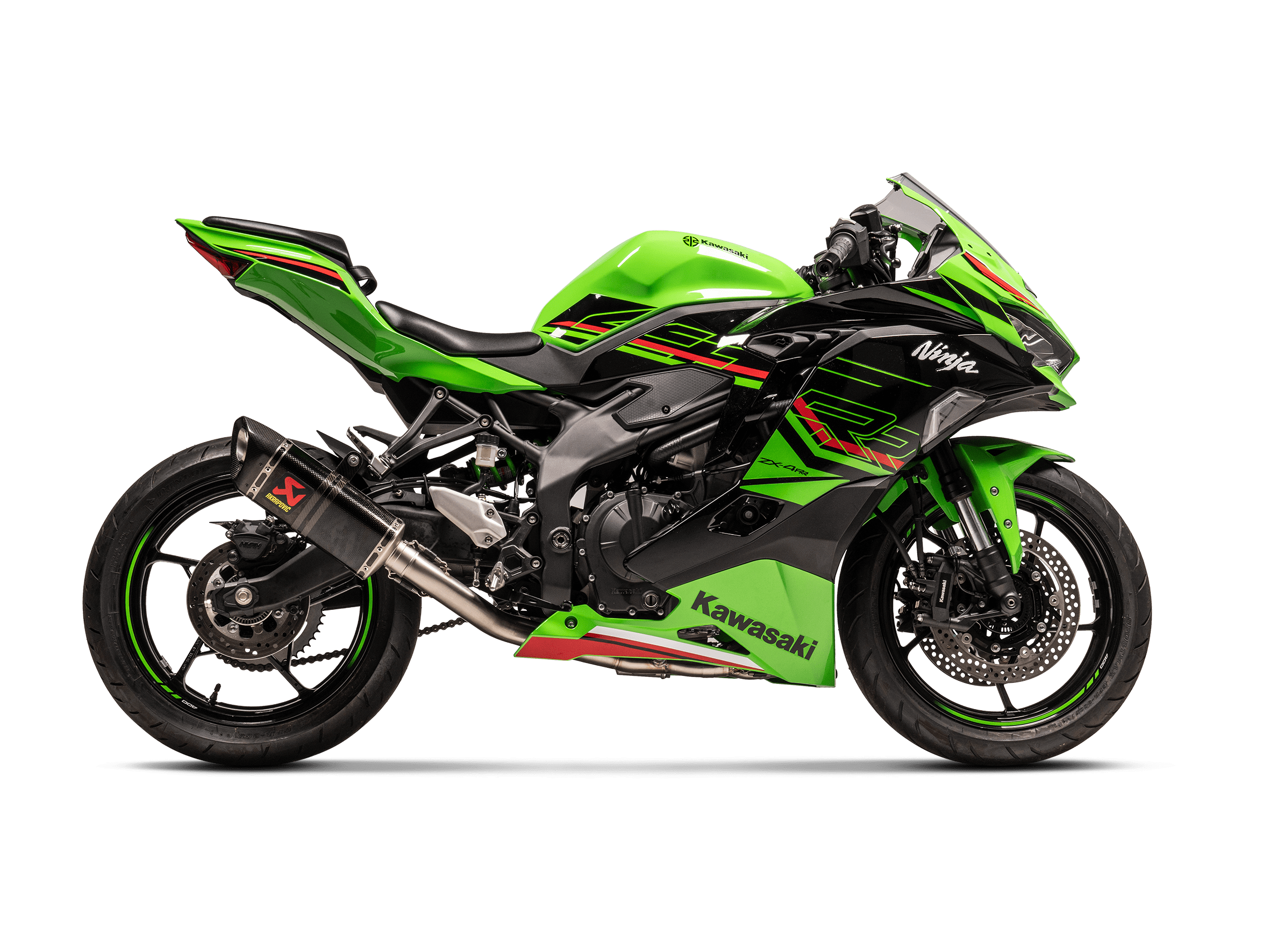 KAWASAKI NINJA ZX-4R Akrapovič Racing Line (Carbon) 2023-2026 - immagine 2