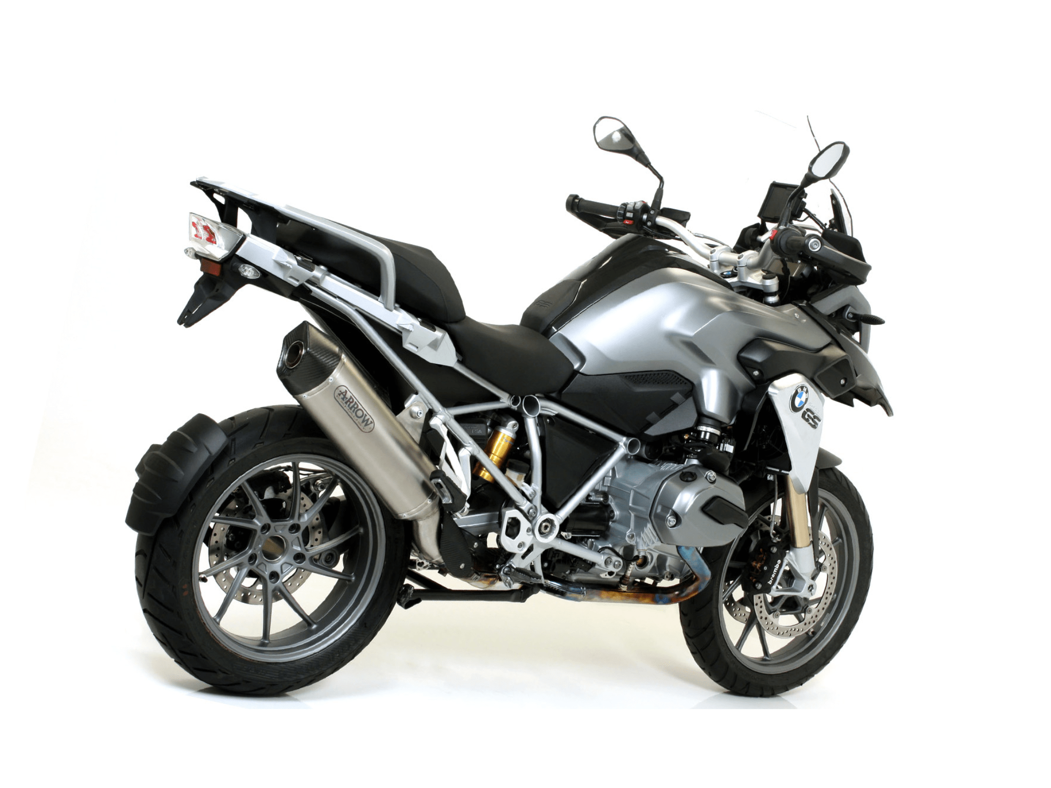 BMW R 1200 GS ADVENTURE ARROW Exhaust Maxi Race-Tech Titanium Silencer 2013-2018 - Image 3