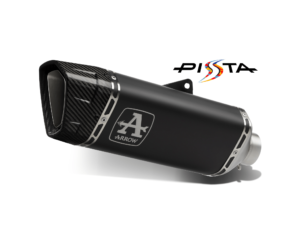 APRILIA RS 457 ARROW Exhaust Full System with Pista Titanium "Dark" Silencer 2024-2026