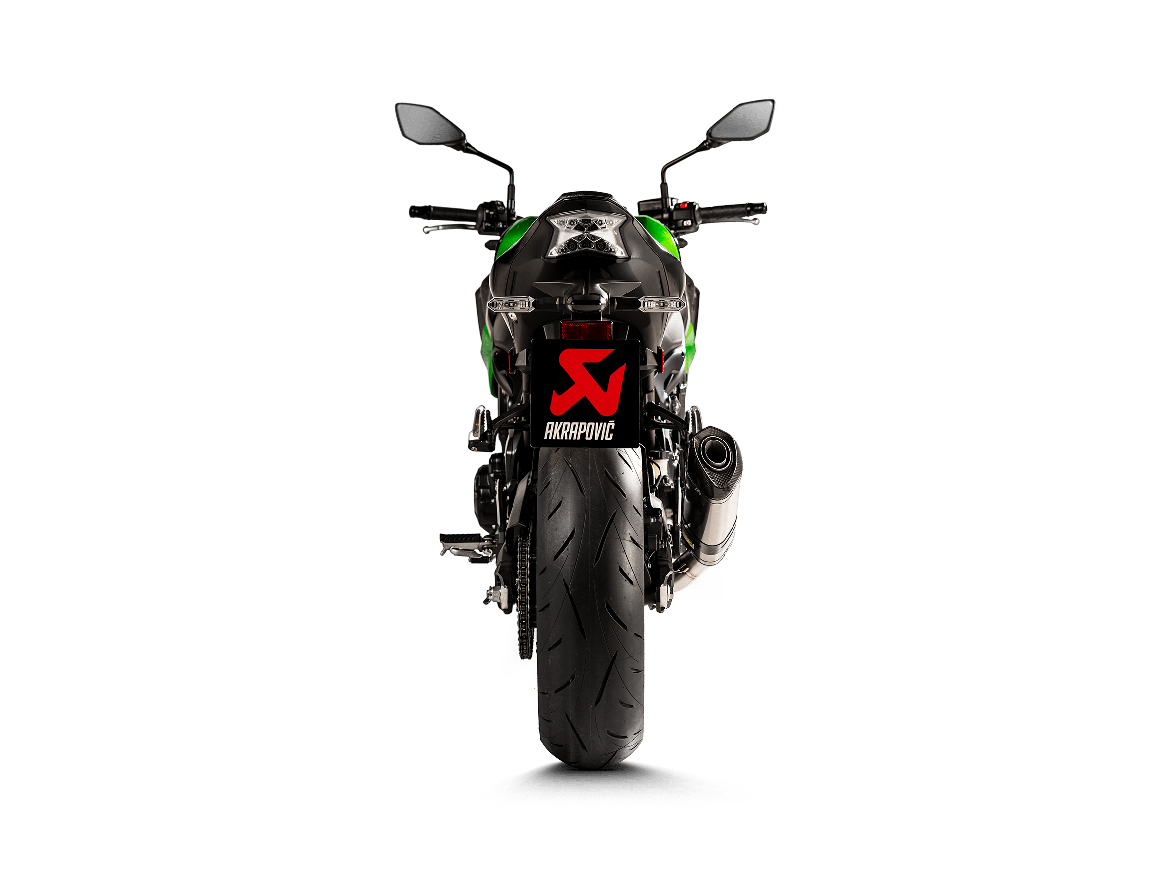 KAWASAKI Z 900 Akrapovič Slip-On Line (Titanium) 2020-2024 - immagine 4