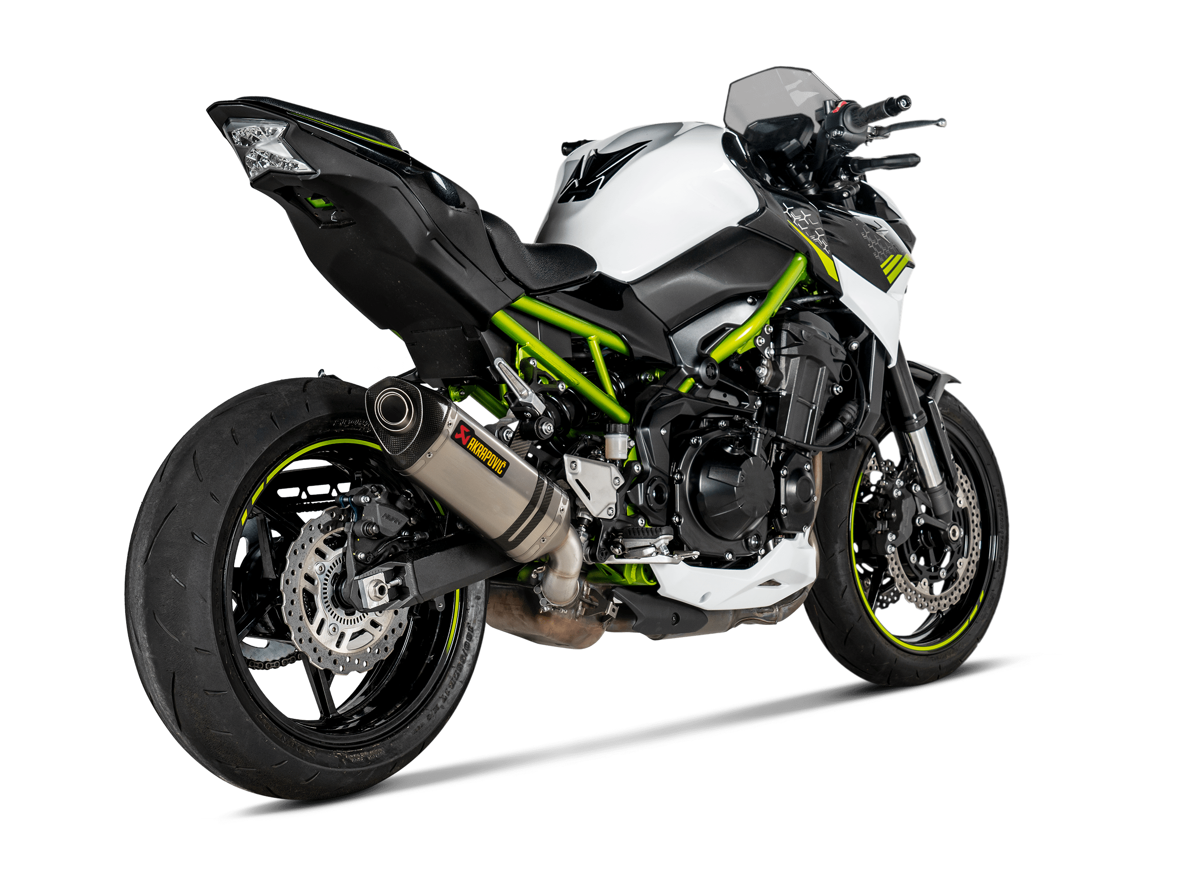 KAWASAKI Z 900 Akrapovič Slip-On Line (Titanium) 2017-2019 - immagine 3