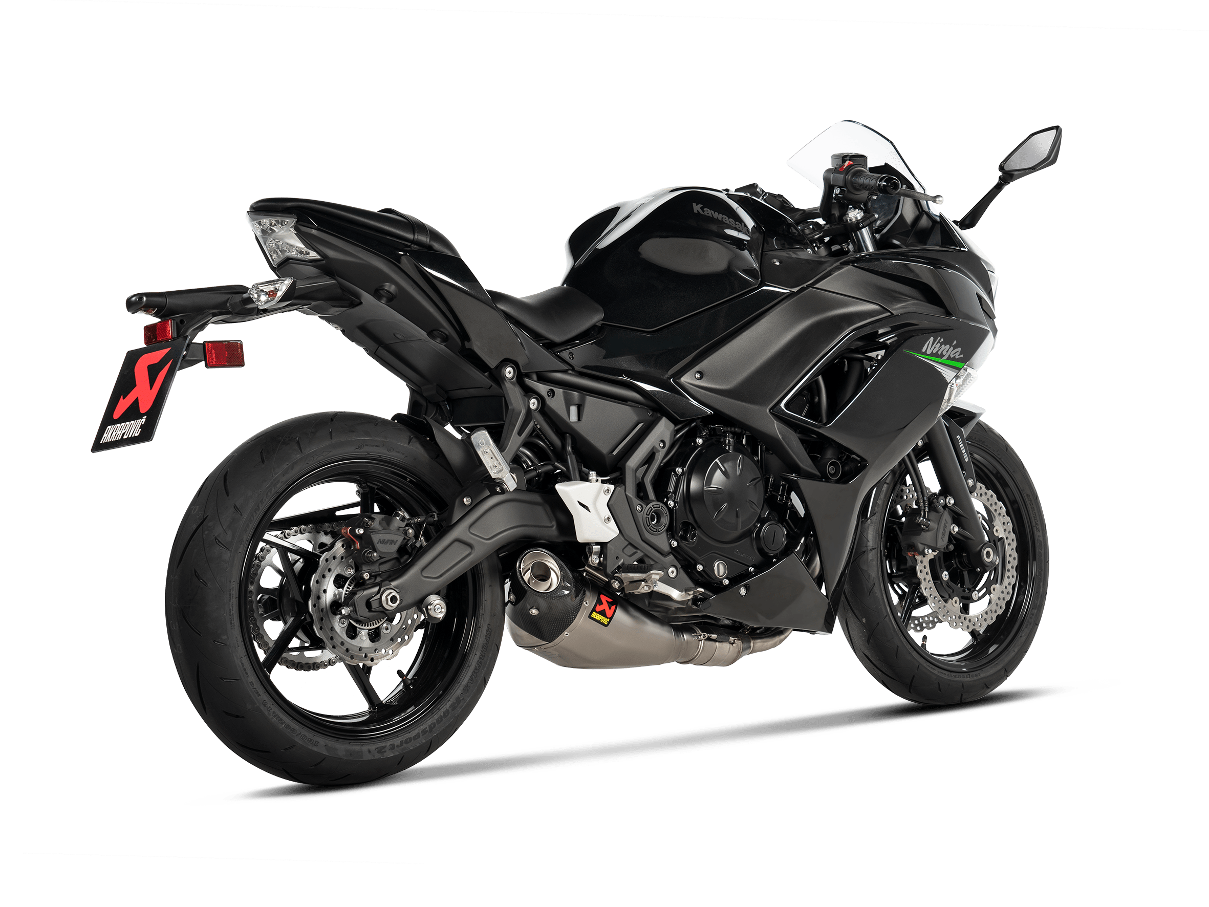 KAWASAKI NINJA 650 Akrapovič Racing Line (Titanium) 2021-2026 - immagine 3
