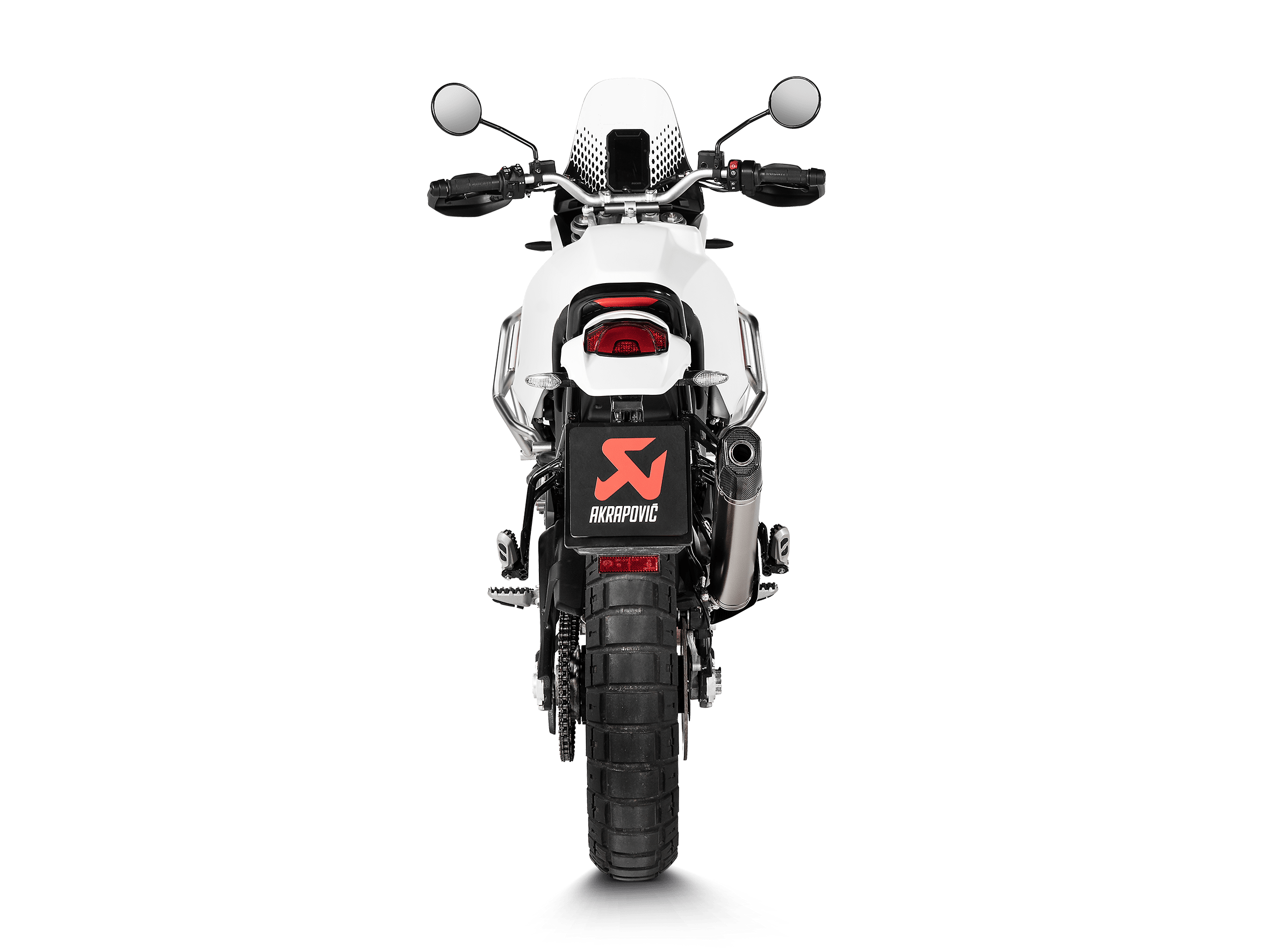 DUCATI DESERT X Akrapovič Slip-On Line (Titanium) 2022-2024 - immagine 4