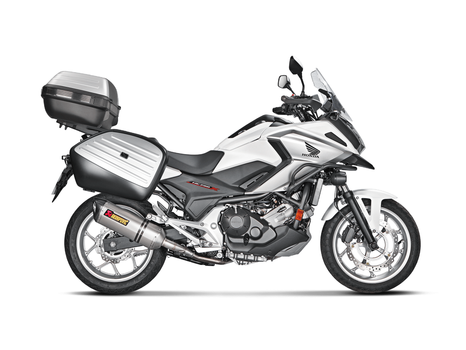 HONDA NC 700 X Akrapovič Slip-On Line (Titanium) 2012-2020 - Slika 5