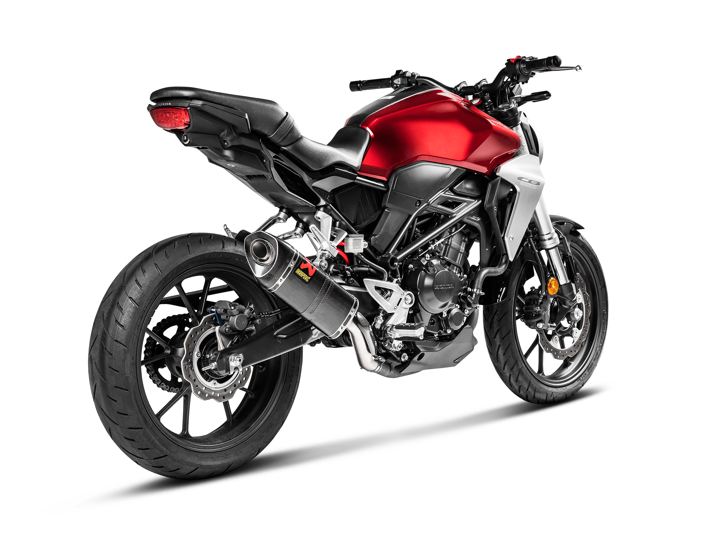 HONDA CB 300 R Akrapovič Slip-On Line (Carbon) 2018-2020 - immagine 3