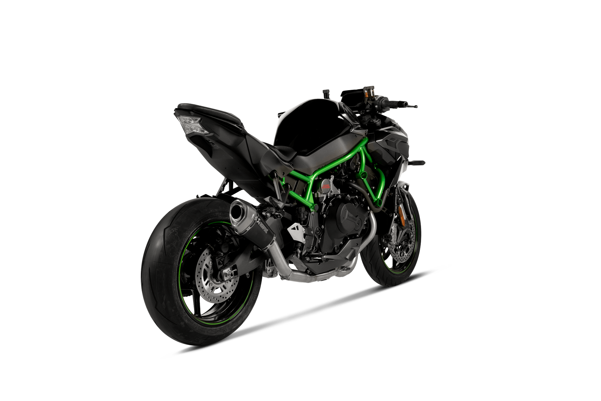 KAWASAKI Z H2 Akrapovič Slip-On Line (Titanium) 2020-2026 - Image 3