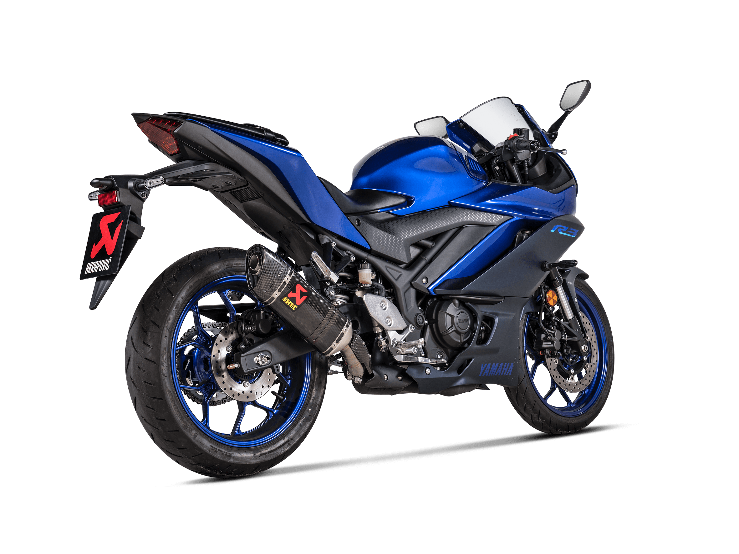 YAMAHA R3 Akrapovič Slip-On Line (Carbon) 2022-2026 - Image 3