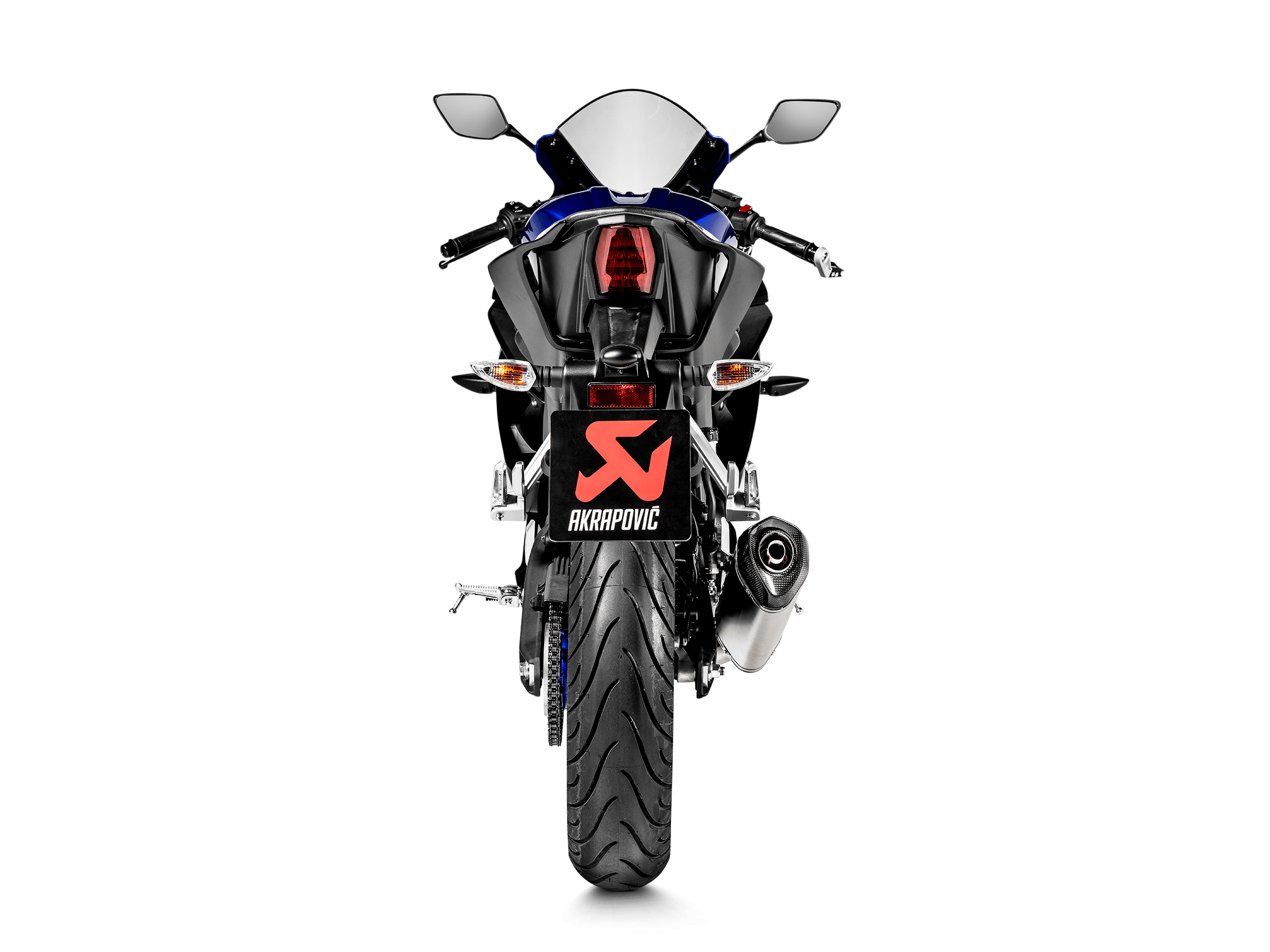 YAMAHA R125 Akrapovič Racing Line (Titanium) 2019-2020 - Slika 4