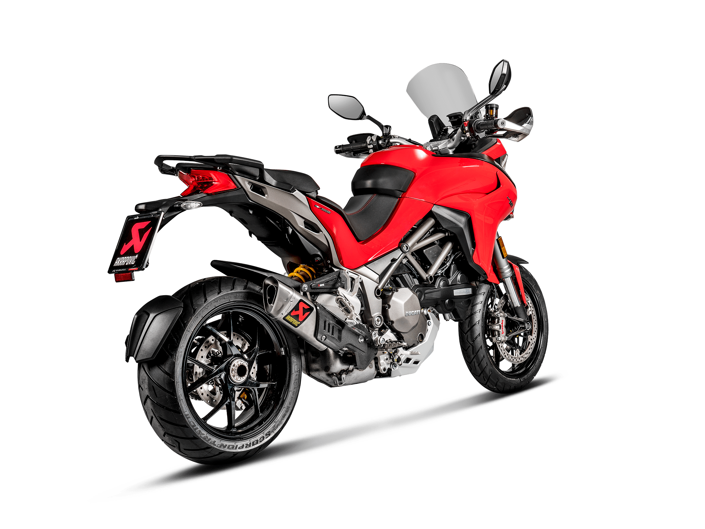 DUCATI MULTISTRADA 1200 Akrapovič Slip-On Line (Titanium) 2015-2017 - Image 3