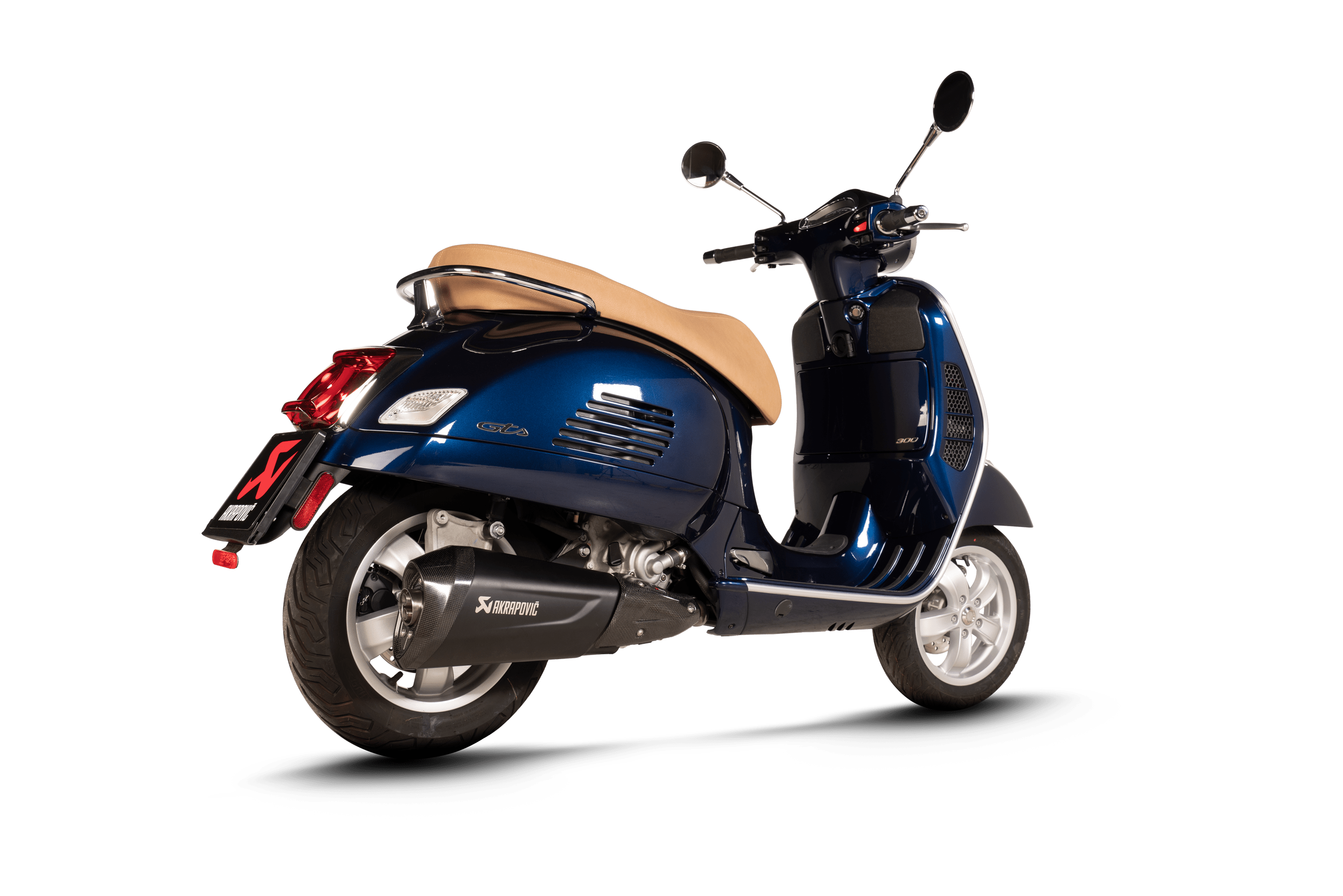 VESPA GTS 300 Akrapovič Slip-On Line (SS) 2021-2024 - Image 3