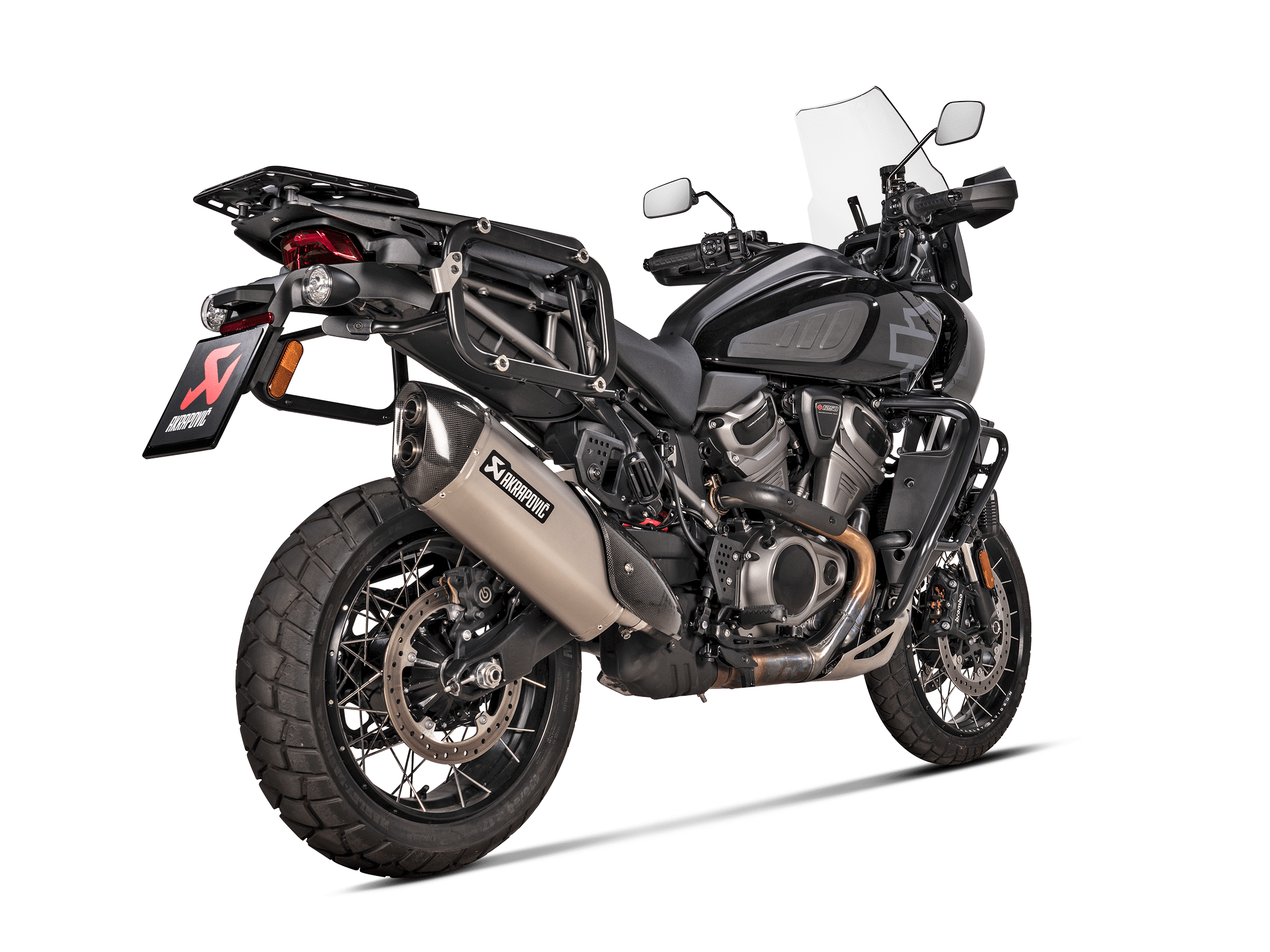 HARLEY-DAVIDSON PAN AMERICA 1250 Akrapovič Slip-On Line (Titanium) 2021-2024 - Slika 3