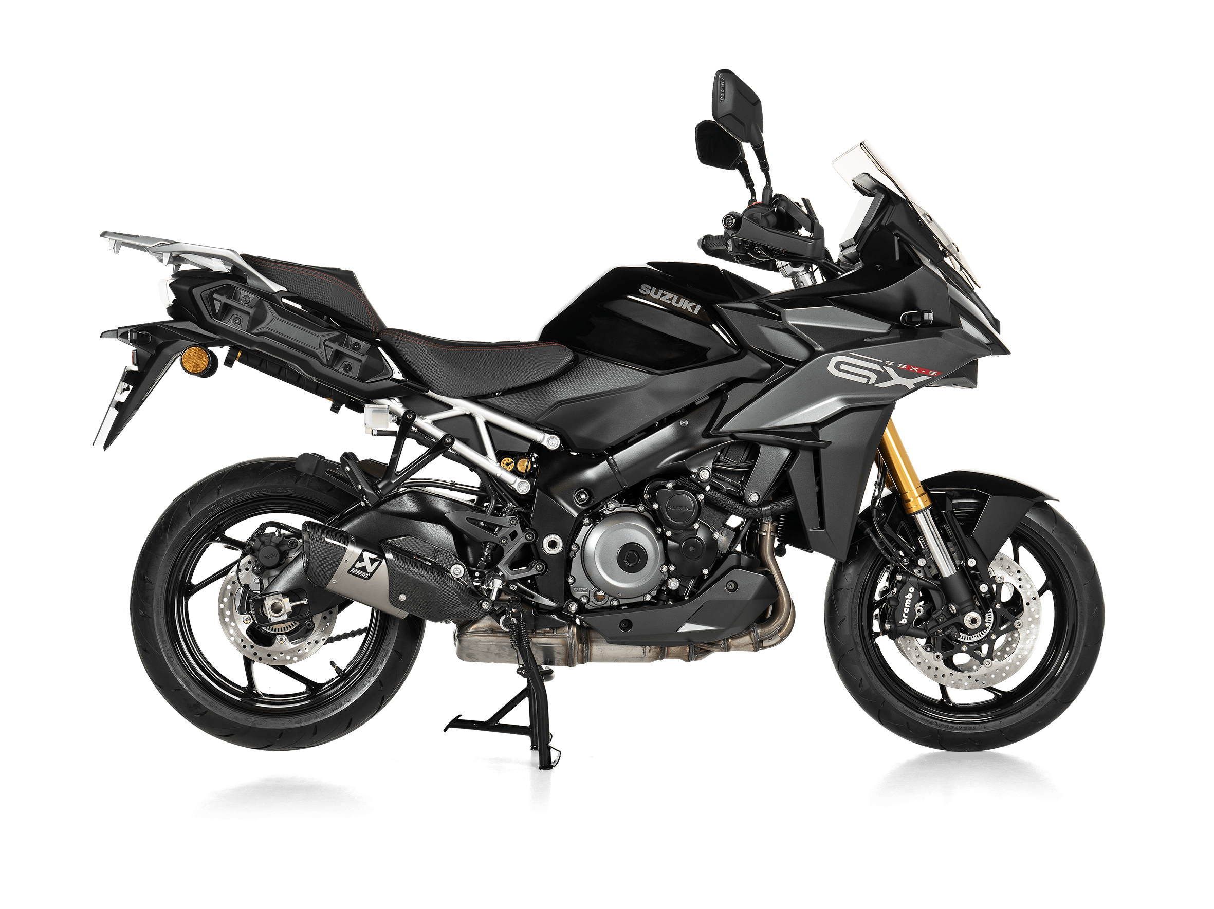 SUZUKI GSX-S 1000 GX Akrapovič Slip-On Line (Titanium) 2024-2026 - immagine 2