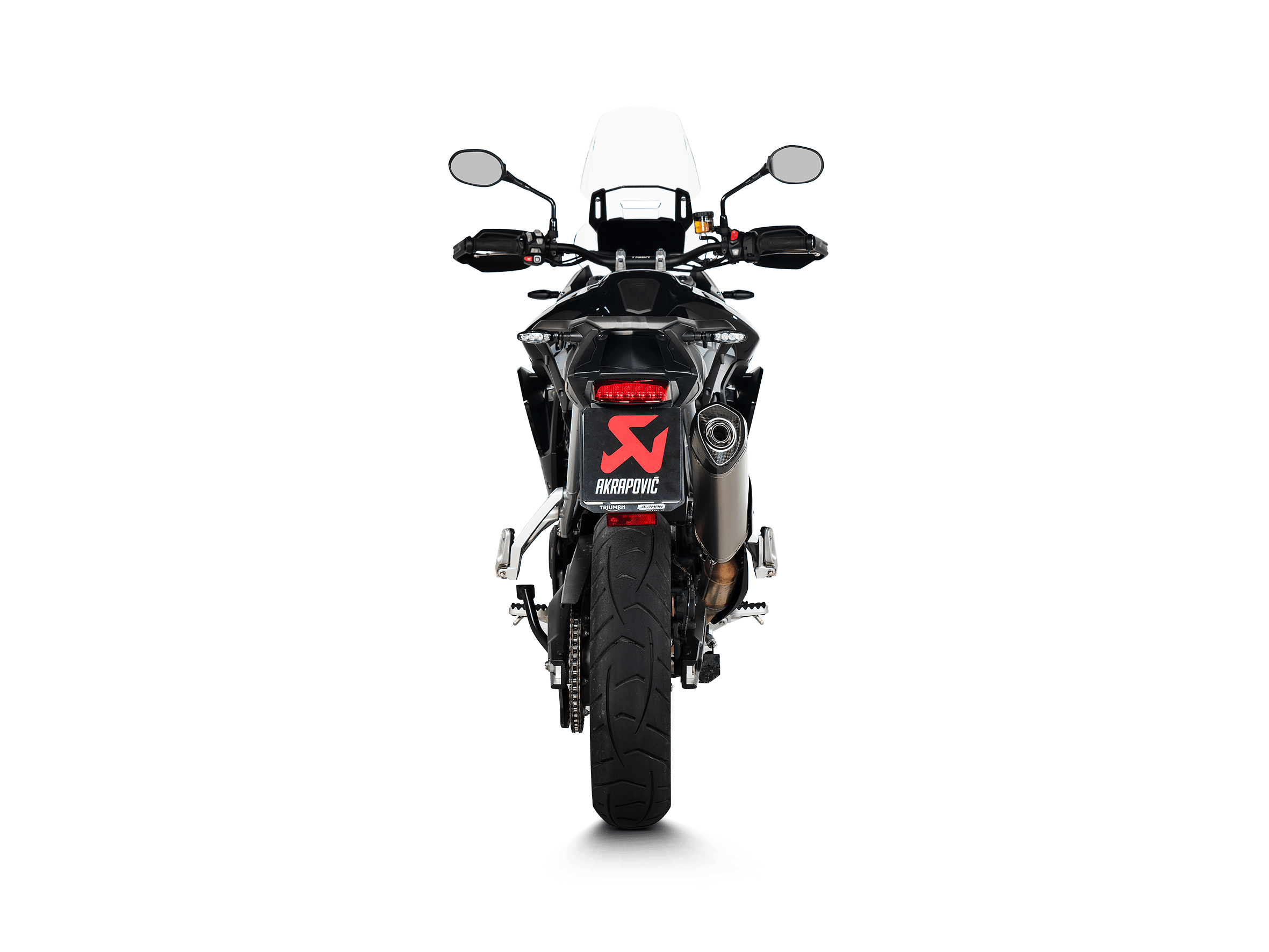 TRIUMPH TIGER 850 Akrapovič Slip-On Line (Titanium) 2020-2024 - Slika 4