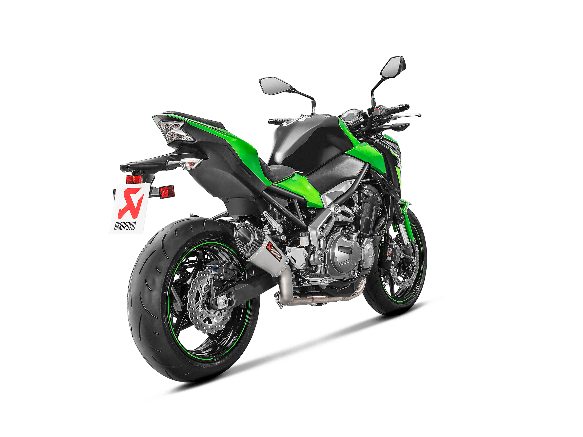 KAWASAKI Z 900 Akrapovič Slip-On Line (Titanium) 2017-2019 - immagine 6