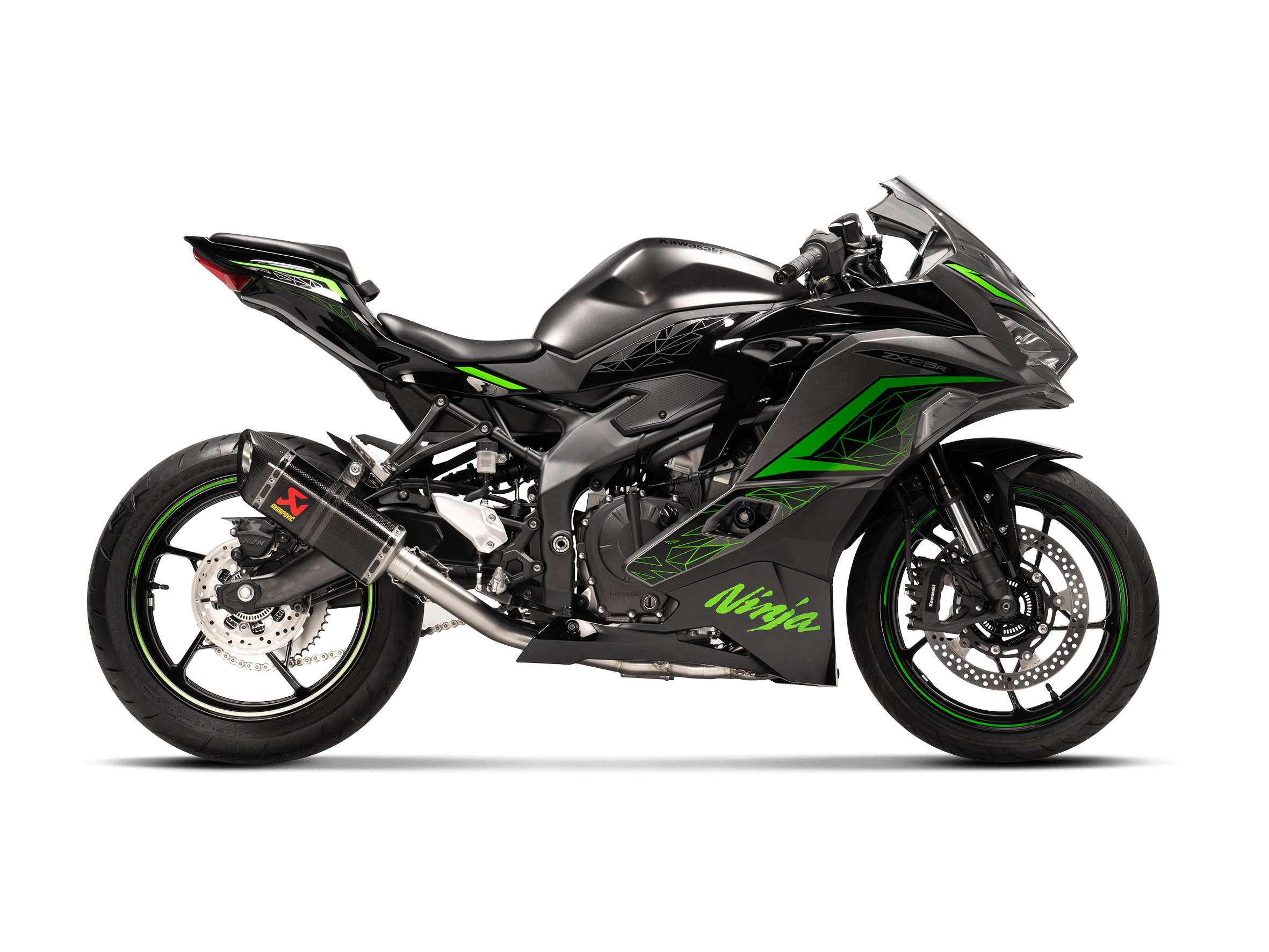 KAWASAKI NINJA ZX-25R Akrapovič Racing Line (Carbon) 2020-2026 - immagine 2