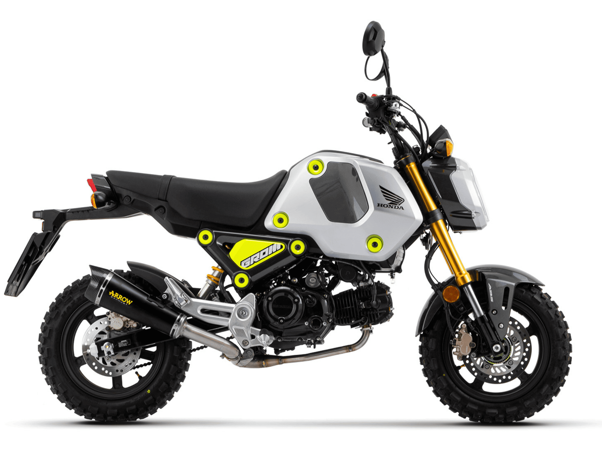 HONDA MSX 125 / GROM ARROW Exhaust X-Kone "Dark" Silencer 2021-2024 - Slika 2