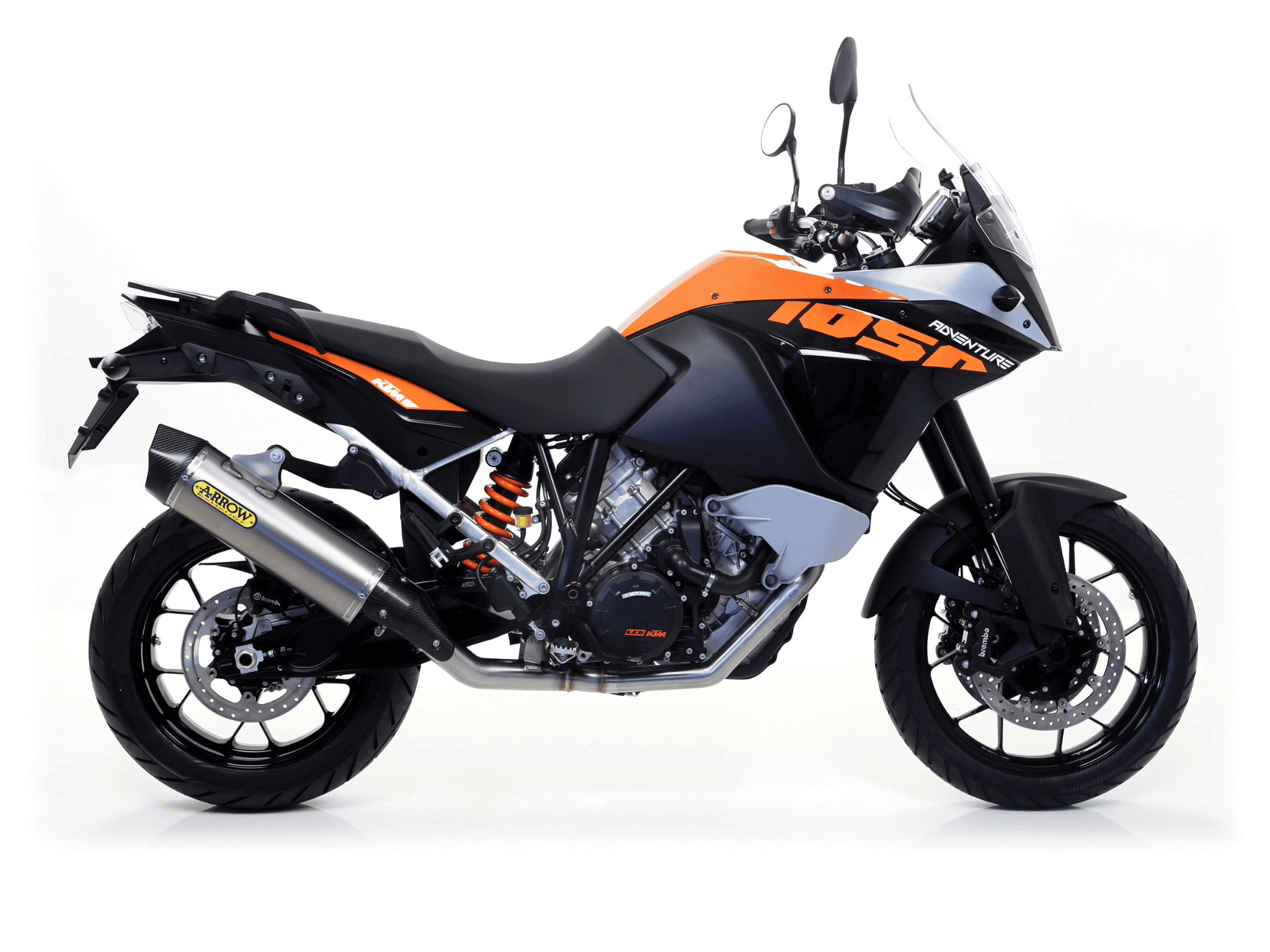 KTM 1050 ADVENTURE ARROW Exhaust Maxi Race-Tech Titanium Silencer 2015-2016 - immagine 2