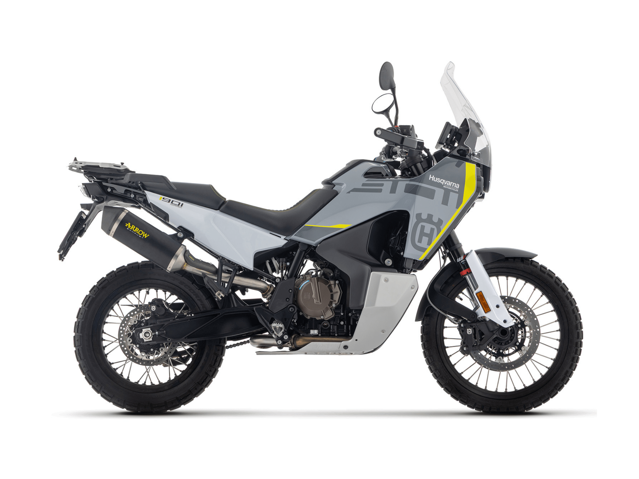 HUSQVARNA NORDEN 901 ARROW Exhaust Race-Tech Aluminium Silencer 2022-2023 - Image 2