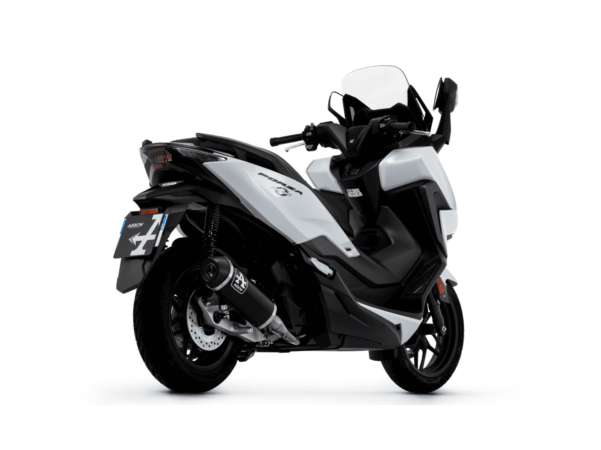 HONDA FORZA 125 ARROW Exhaust Full System Urban Aluminium "Dark" 2021-2024 - Slika 4