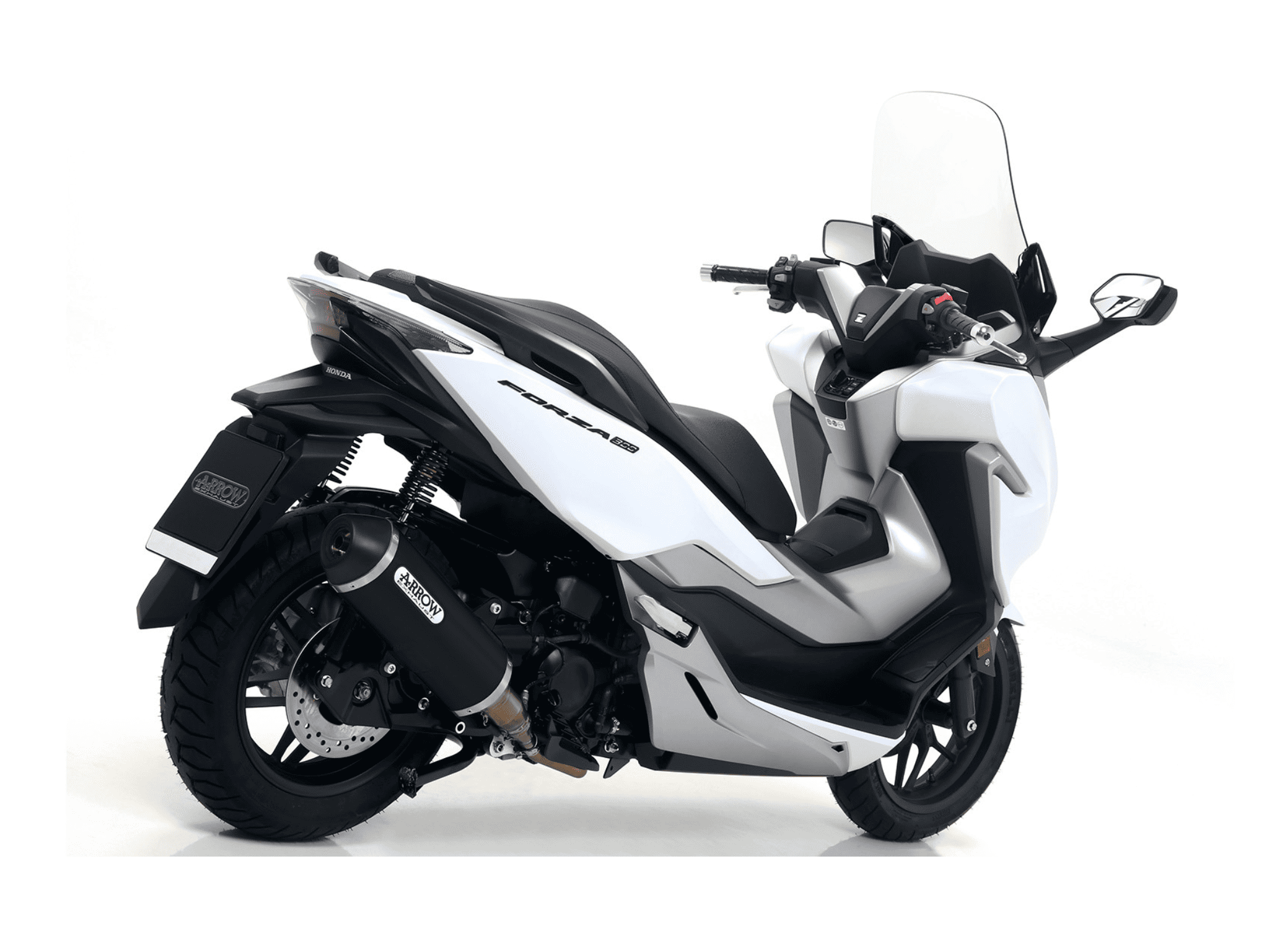 HONDA FORZA 300 ARROW Exhaust Urban Aluminium "Dark" Silencer 2018-2020 - Slika 3