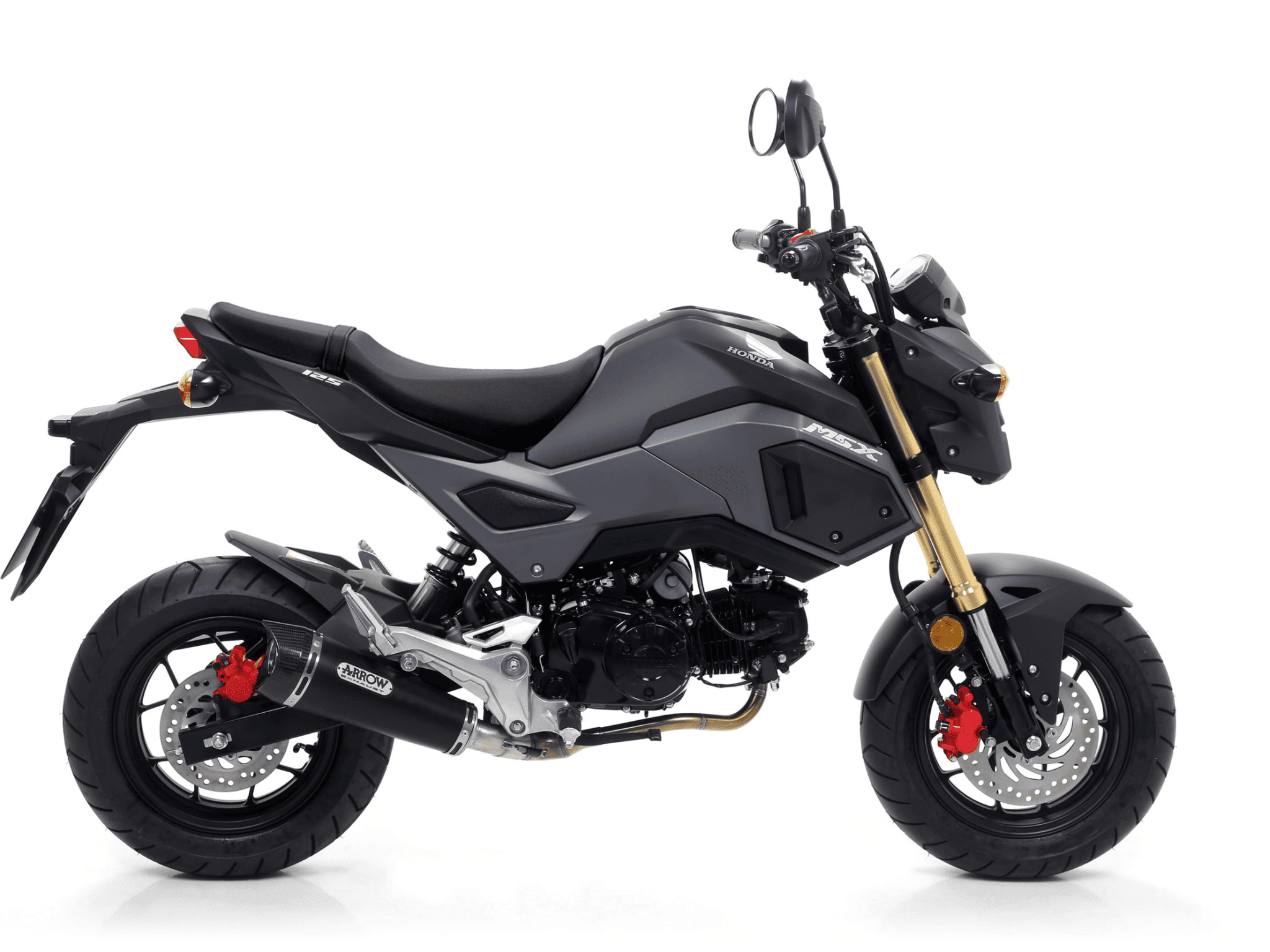 HONDA MSX 125 / GROM ARROW Exhaust X-Kone "Dark" Silencer 2016-2020 - Slika 2