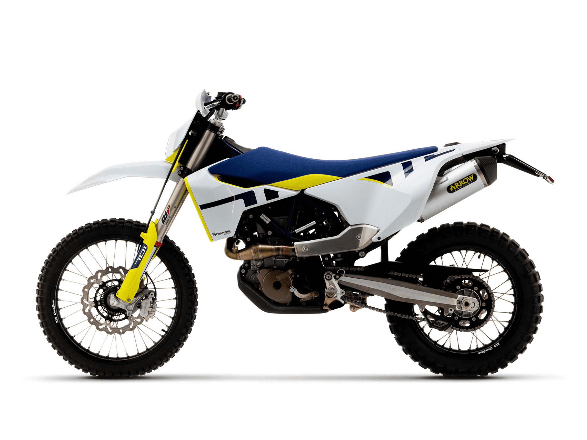 HUSQVARNA 701 ENDURO ARROW Exhaust Race-Tech Aluminium Silencer 2021-2024 - immagine 2