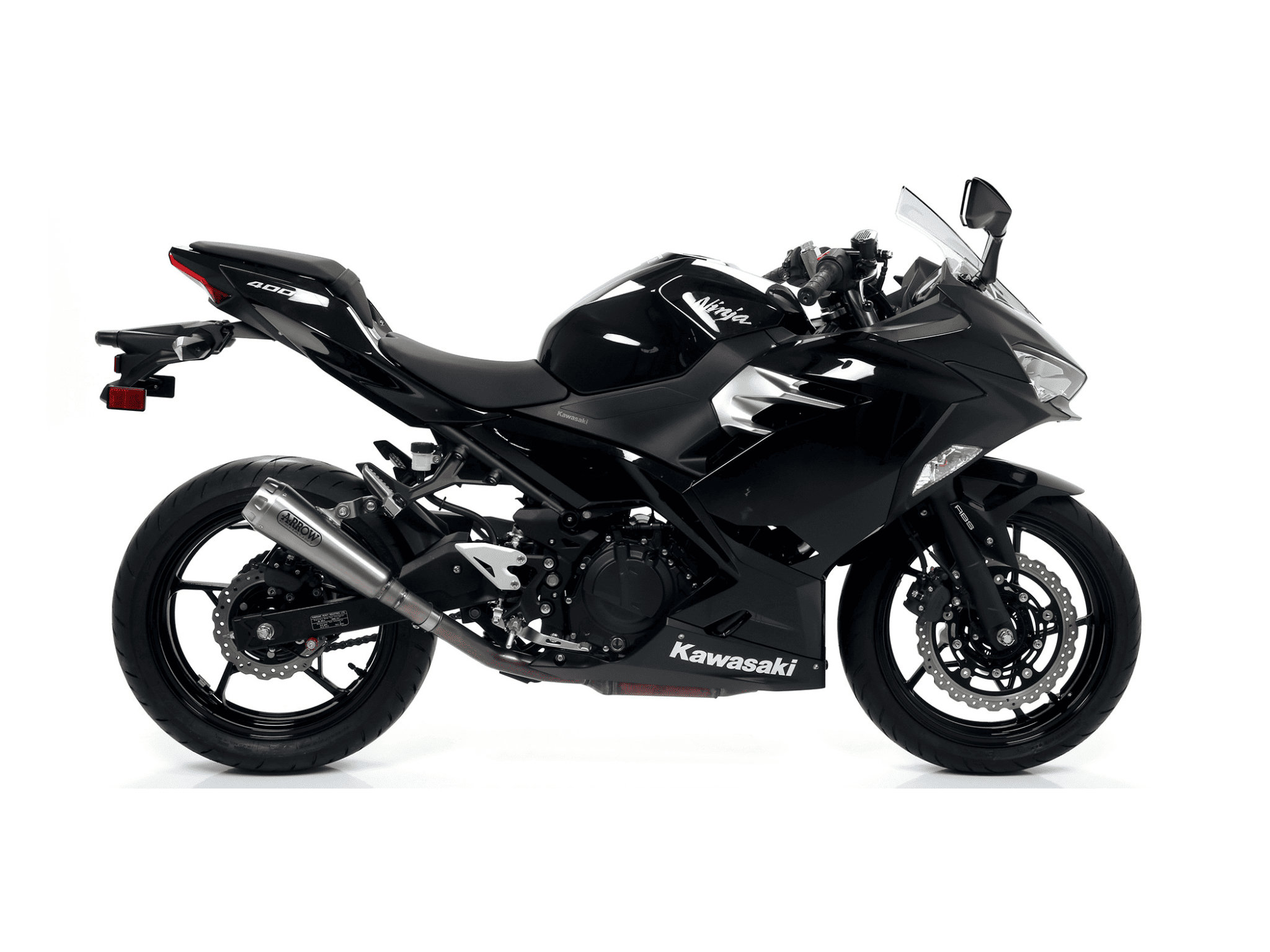 KAWASAKI NINJA 400 ARROW Exhaust Pro-Race Nichrom Silencer 2018-2020 - immagine 2